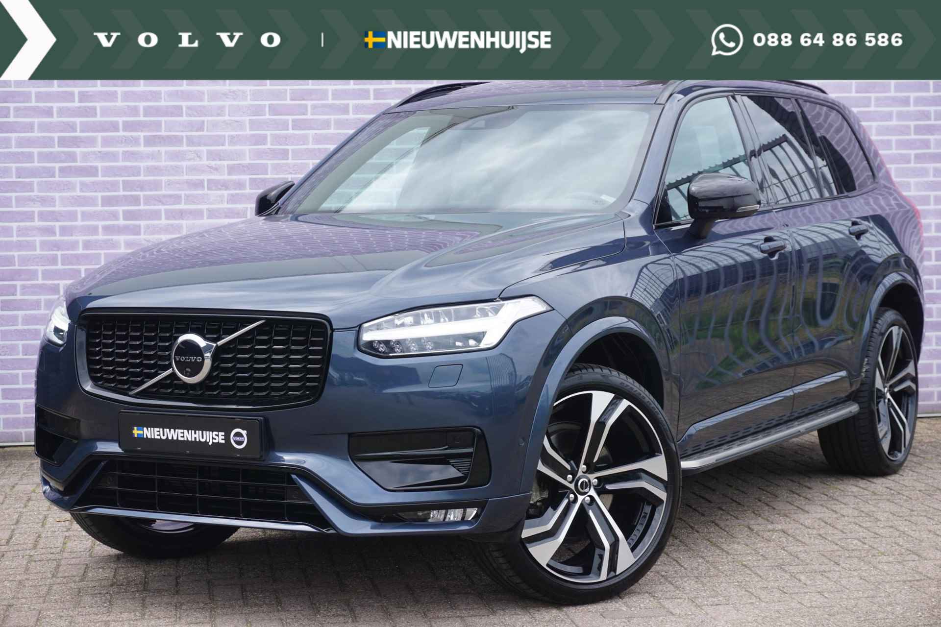 Volvo XC90 2.0 B5 D AWD R-Design | Luchtvering | 360º Camera | Harman/Kardon | Memory | Panorama Schuifdak | Zittingverlengers | 22'' | - 1/54