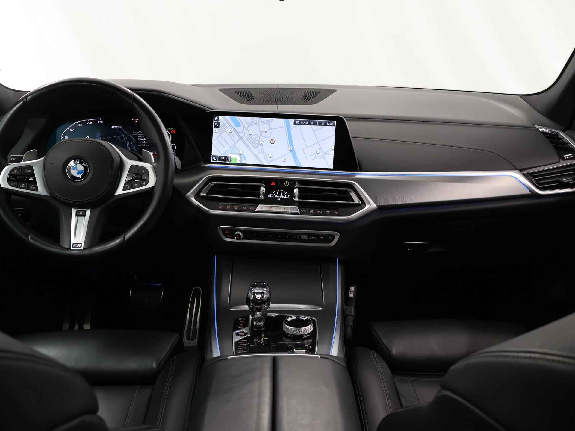 BMW X5 xDrive45e High Executive | M-Sport  | NL Auto | Laser Licht | Harman/Kardon | Comfortstoelen + Geheugen | Navigatie | Panoramadak | Luxe lederen bekleding | LED | DAB | CraftedClarity | 22" Lichtmetaal | HUD | - 9/56