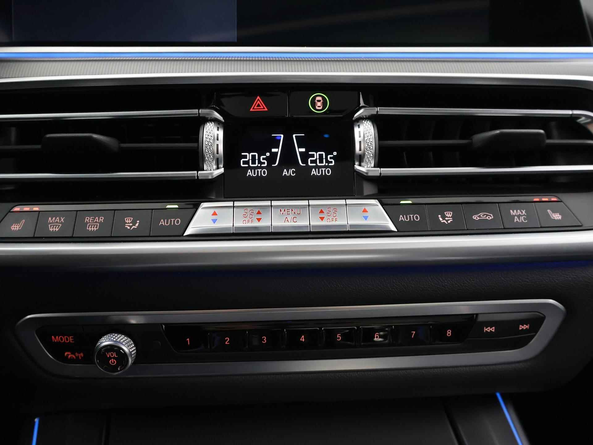 BMW X5 xDrive45e High Executive | M-Sport  | NL Auto | Laser Licht | Harman/Kardon | Comfortstoelen + Geheugen | Navigatie | Panoramadak | Luxe lederen bekleding | LED | DAB | CraftedClarity | 22" Lichtmetaal | HUD | - 26/56