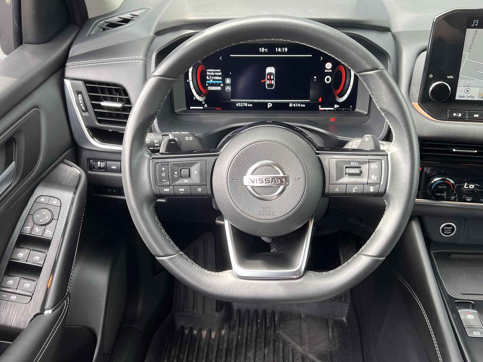 Nissan Qashqai 1.3 MHEV 158 Xtronic N-Connecta | 158PK | Automaat | Navigatie | 18 inch | Rondom Camera's - 35/37