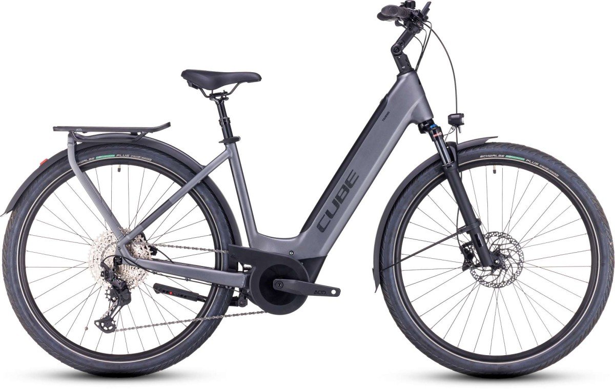 CUBE TOURING HYBRID EXC 625 GREY/METAL LAGEINSTAP Grey/metal EEM 54cm EEM 2024