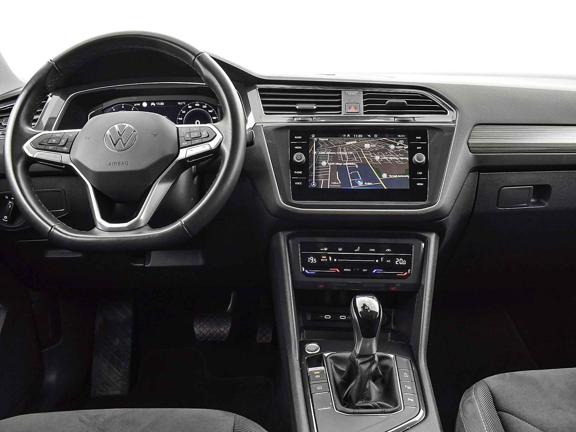 Volkswagen Tiguan Allspace 1.5 Tsi 150pk DSG Elegance 7p. | ACC | Keyless | Elek. Trekhaak | Elek. Achterklep | 7 Pers. | Camera | Park Assist | 18'' Inch | Garantie t/m 27-06-2026 of 100.000km - 4/29