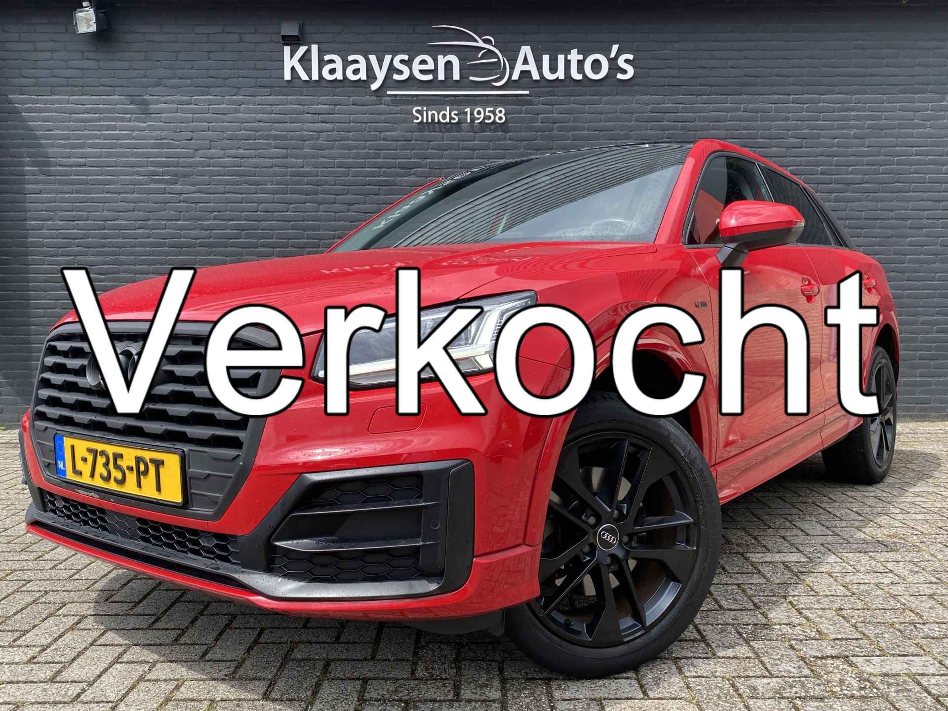 Audi Q2 1.4 TFSI 150 pk CoD S-Line Edition AUT. | panoramadak | digitale cockpit | navigatie | black optic | elektr. a. klep - 1/39