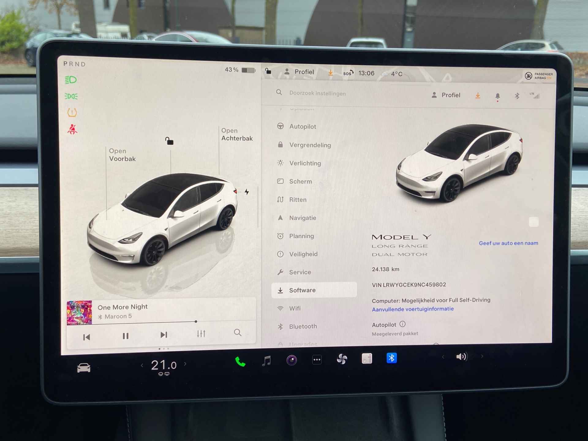 Tesla Model Y Long Range AWD 75 kWh | AUTOPILOT | PANO | LEDER | TESLA GARANTIE T/M 9-2026 - 28/28