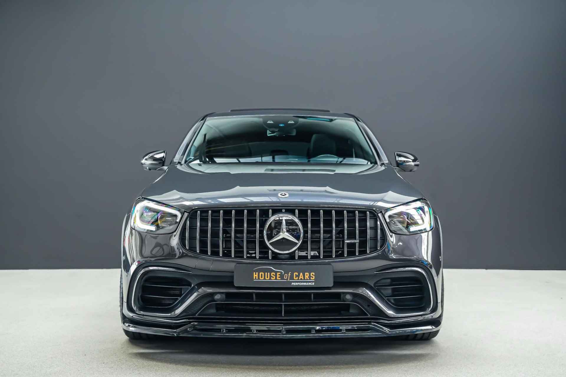 Mercedes-Benz GLC-klasse Coupé AMG 63 S 510pk 4MATIC+ |schuif/kantel dak|Burmester High end|sport uitlaat|360 camera|HUD|ambient light|elk stoelen + memory|trekhaak elektrisch|Apple Carplay| - 19/61