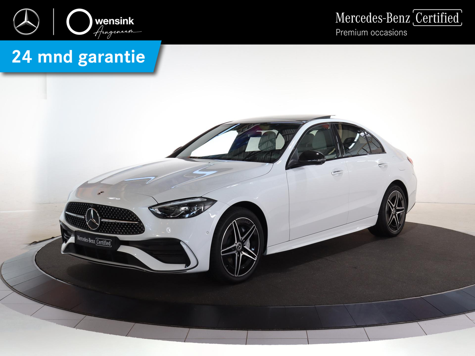 Mercedes-Benz C-klasse 300 e AMG Line | Panoramadak | Sfeerverlichting | 360 graden camera | AGILITY CONTROL | Stoelverwarming |