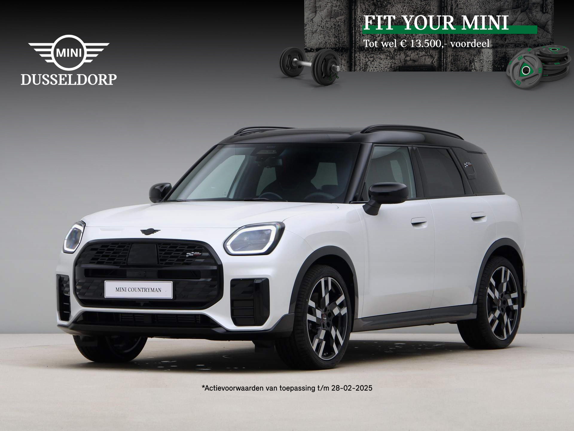 MINI Countryman C John Cooper Works Pakket XL PRIVATE LEASE EUR 830,- (48 mnd/10.000 km)