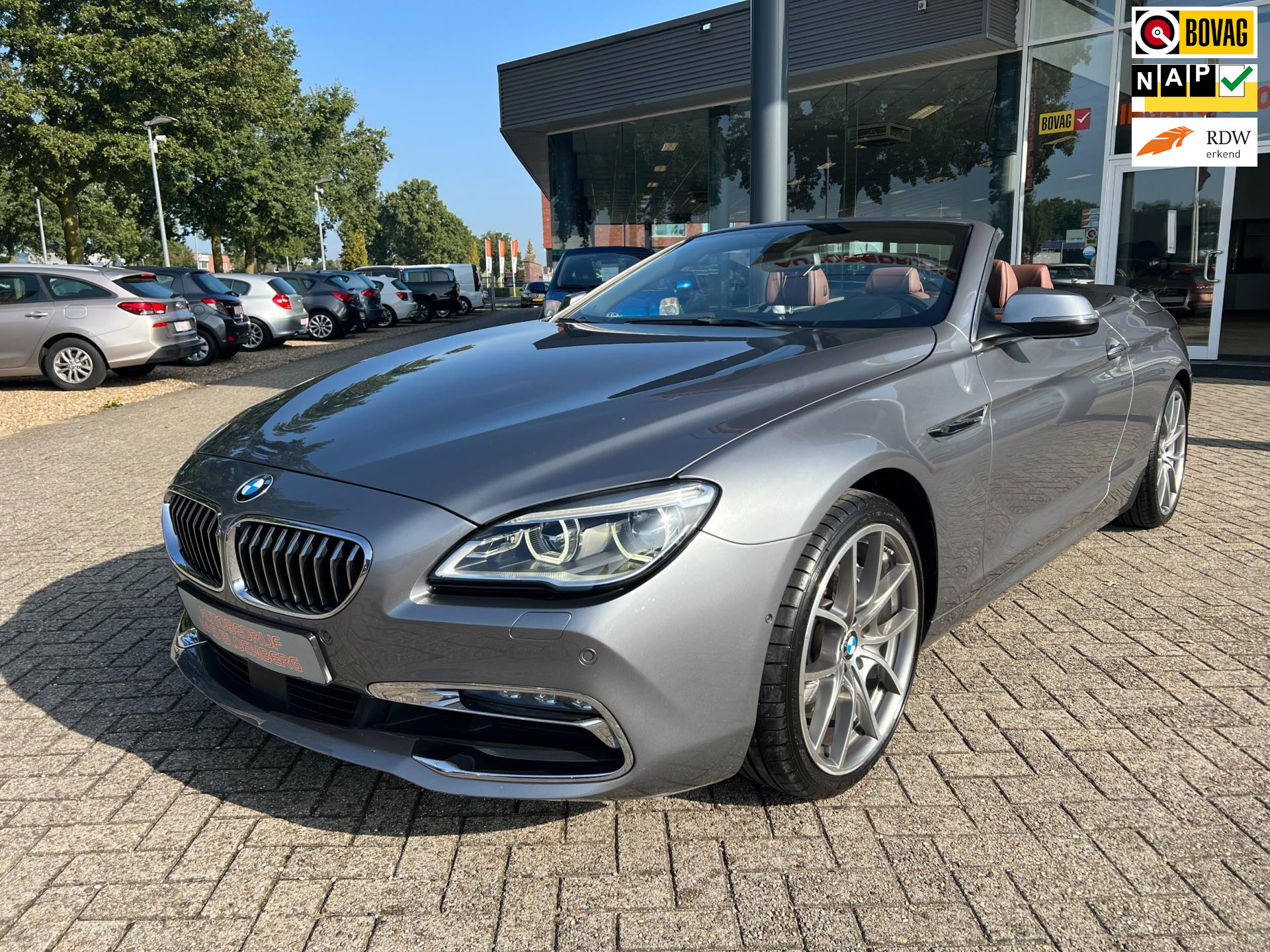 BMW 6-serie Cabrio 640xi, Automaat, Leer, Navigatie, lane assist, bots assist, etc etc.