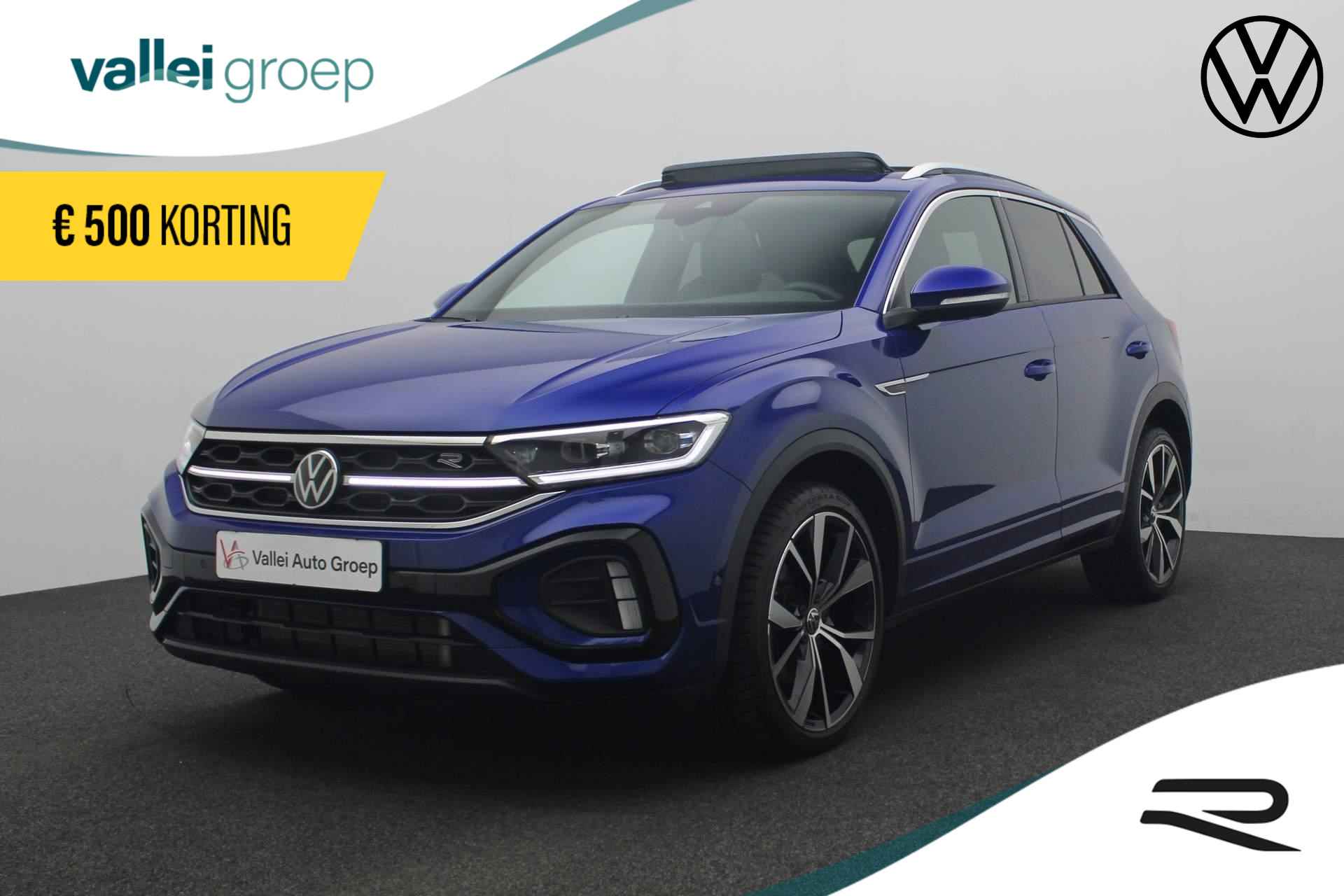 Volkswagen T-Roc 1.5 TSI 150PK DSG R-Line | Pano | IQ Light | Keyless | 19 inch | Navi | ACC | Camera - 1/42