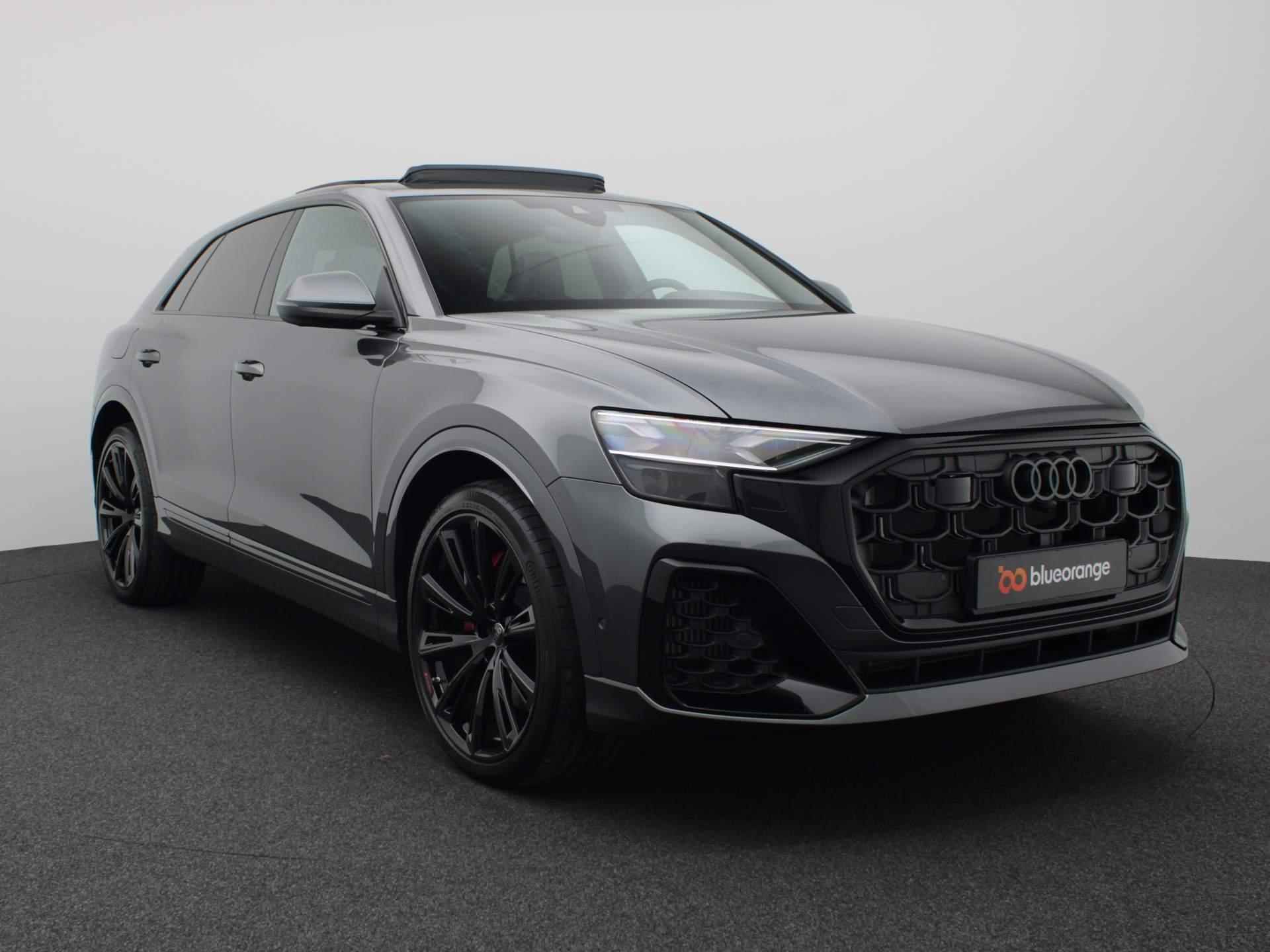 Audi Q8 55 TFSI e quattro Pro Line S 394PK Tiptronic Advanced Onderstel, Panoramadak, 360 gr. camera, trekhaak, leder, Laser-led, Bang&Olufsen, head-up, stoelventilatie, luchtvering, 23" lichtmetaal - 12/63