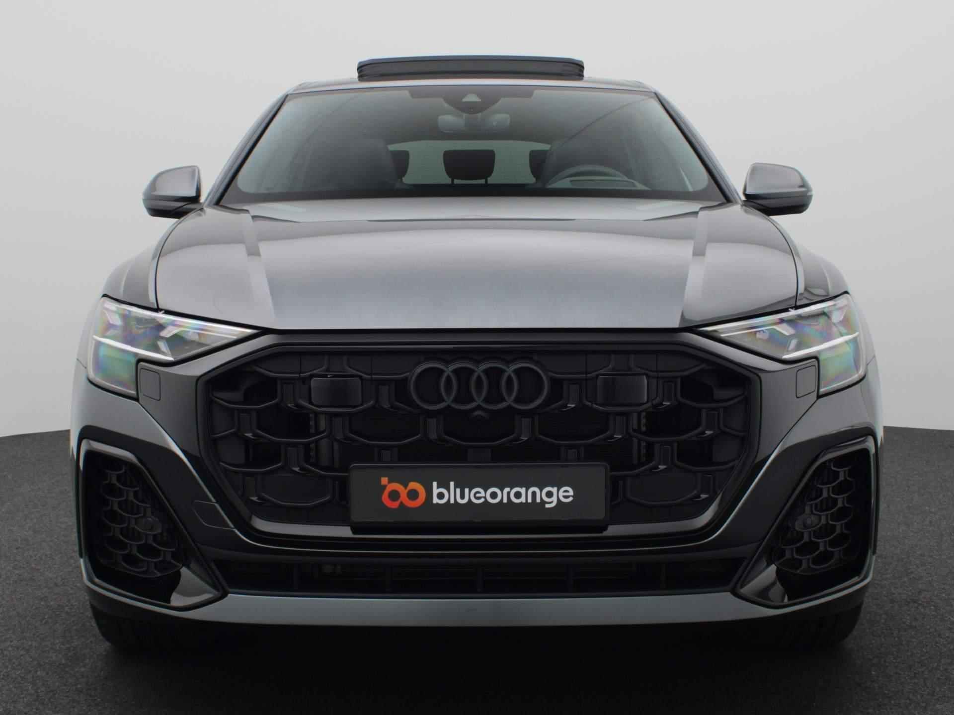 Audi Q8 55 TFSI e quattro Pro Line S 394PK Tiptronic Advanced Onderstel, Panoramadak, 360 gr. camera, trekhaak, leder, Laser-led, Bang&Olufsen, head-up, stoelventilatie, luchtvering, 23" lichtmetaal - 13/63