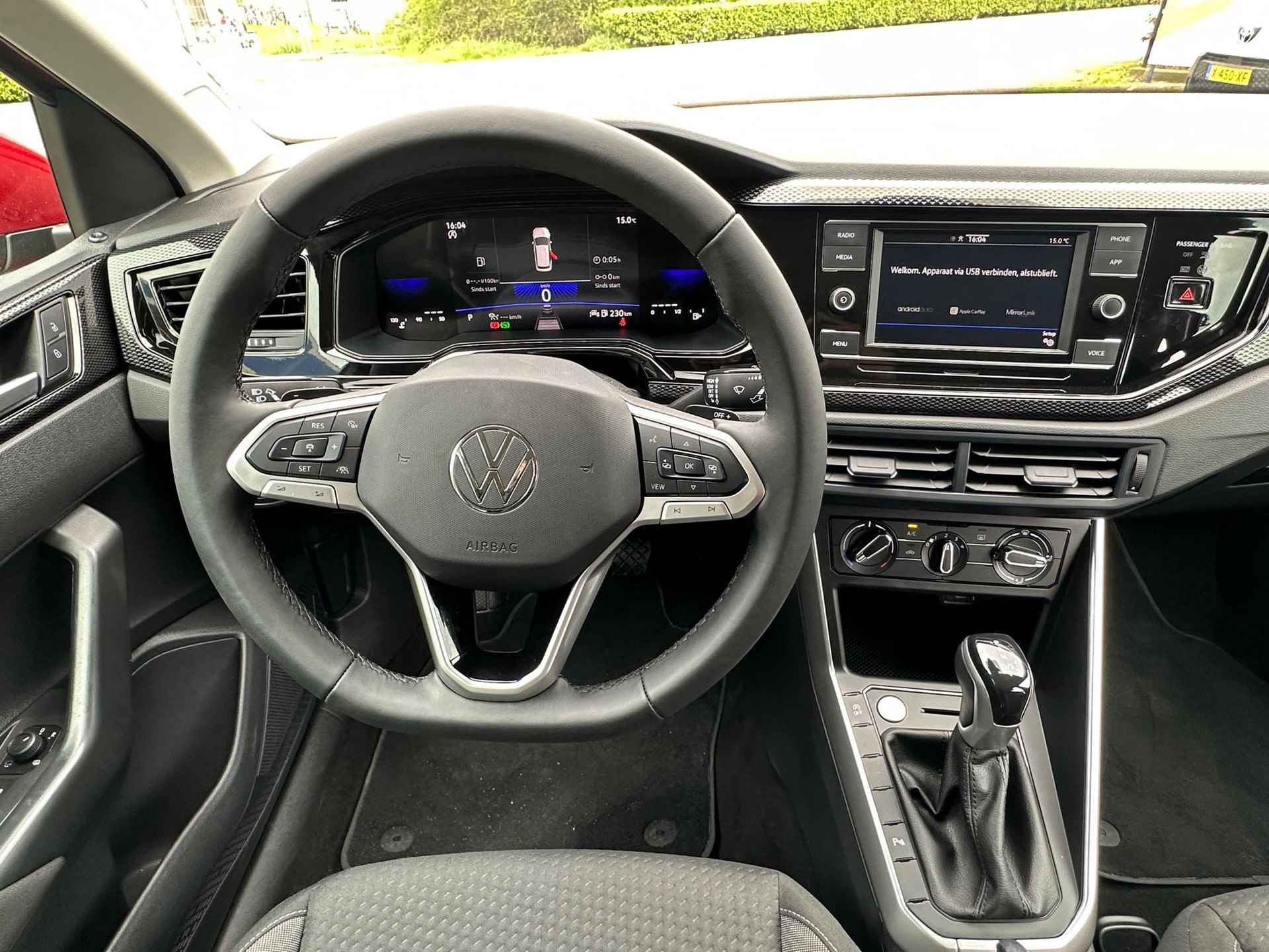 Volkswagen Polo 1.0 TSI Life AUTOMAAT | APPLE CARPLAY | 17" velgen | BOVAG! - 22/32