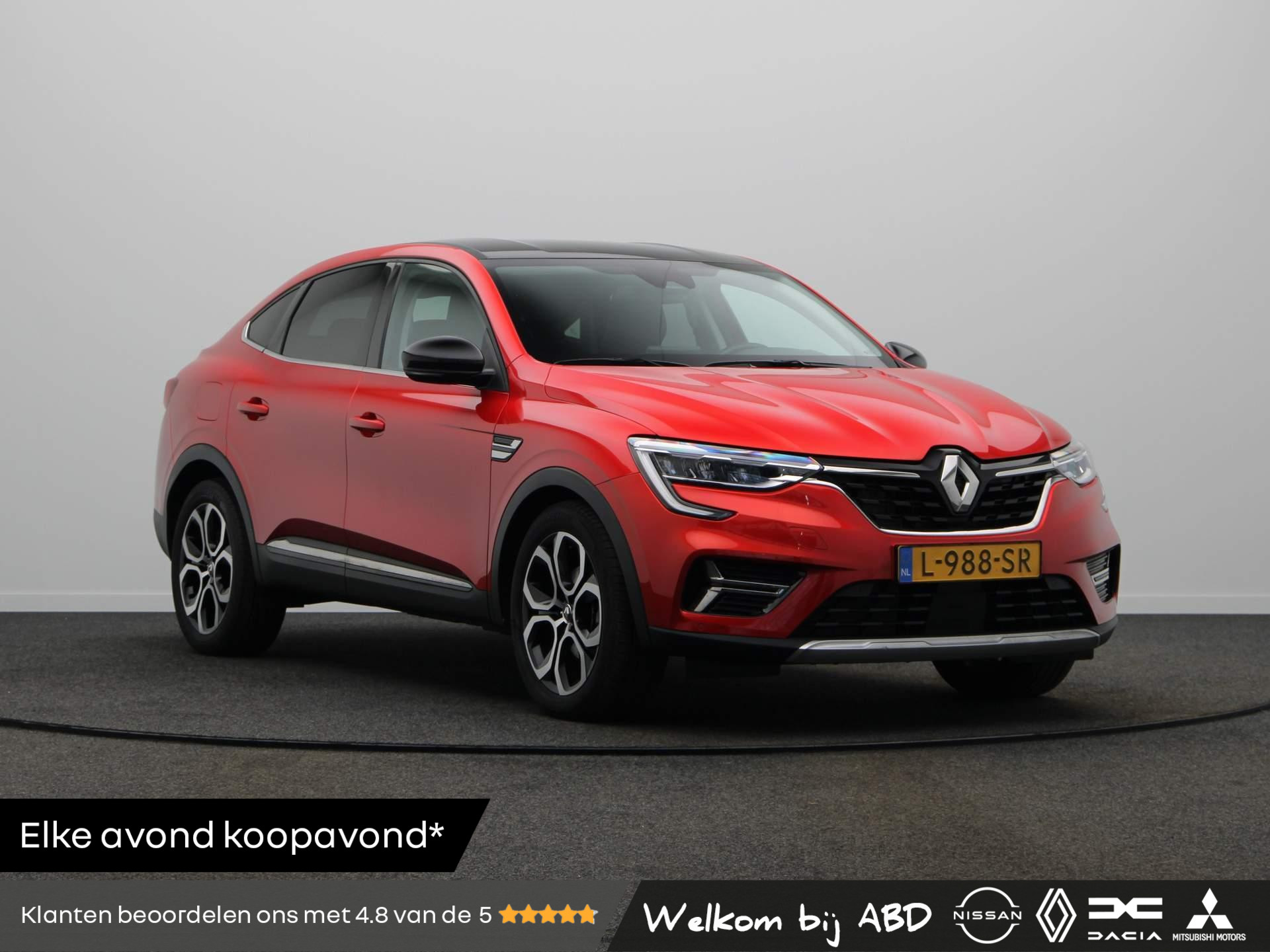 Renault Arkana 1.6 E-Tech Hybrid 145 Intens | Wegklapbare trekhaak | Nederlandse auto | Dealer onderhouden | 9,3 inch scherm | Navigatie | Adaptive cruise control | Draadloos lader |