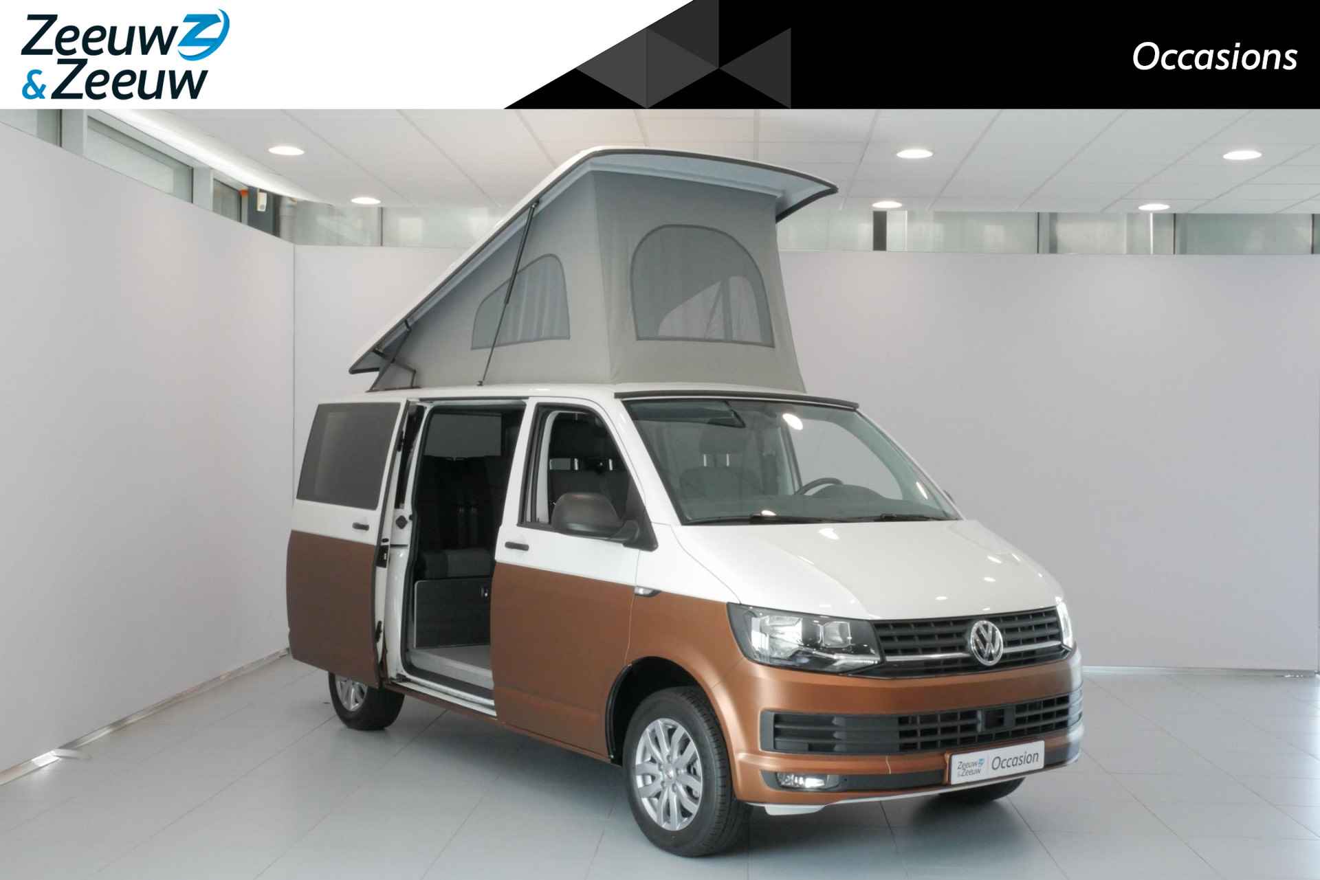 Volkswagen Transporter 2.0 TDI L1H1 28 Highline Navi+Camera*Automaat*Adaptive Cruise control*5 zitplaatsen*Interieur als nieuw*Zeer nette camper*Lage KM Stand - 1/47