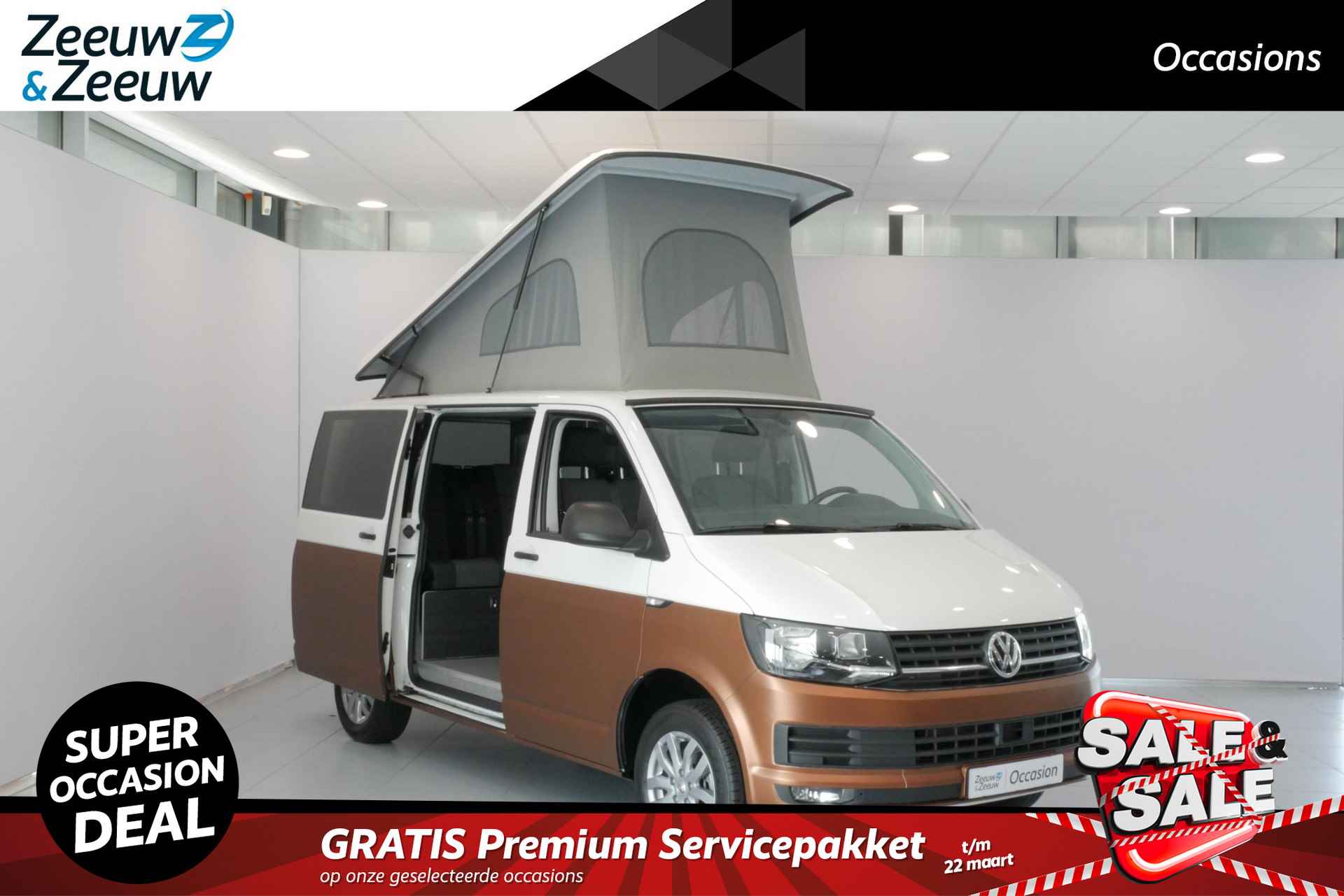 Volkswagen Transporter 2.0 TDI L1H1 28 Highline Navi+Camera*Automaat*Adaptive Cruise control*5 zitplaatsen*Interieur als nieuw*Zeer nette camper*Lage KM Stand