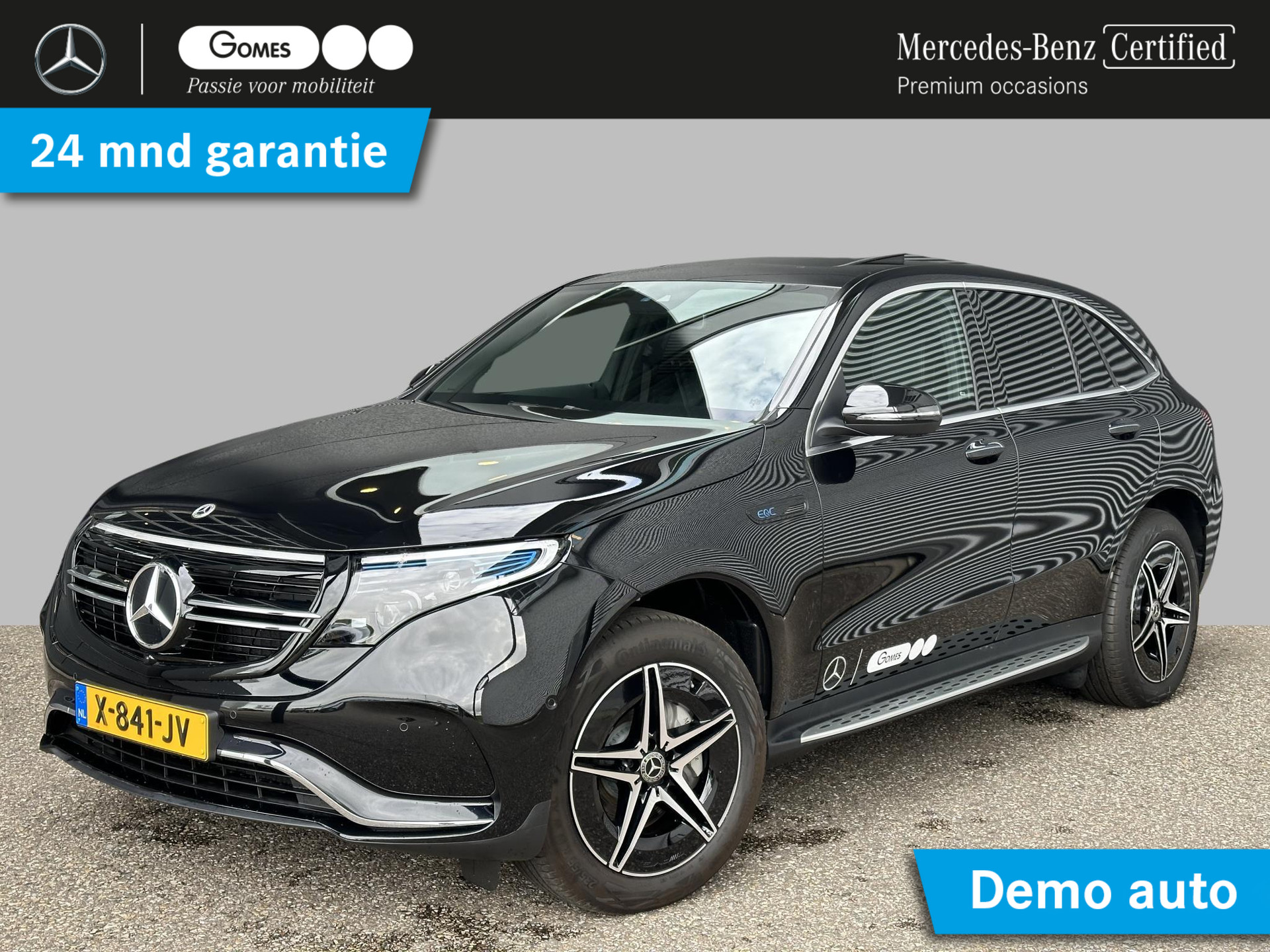 Mercedes-Benz EQC 400 4MATIC AMG Line | Schuifdak | Stoelverwarming | Achteruitrijcamera | Sfeerverlichting | Apple & Android Carplay bij viaBOVAG.nl
