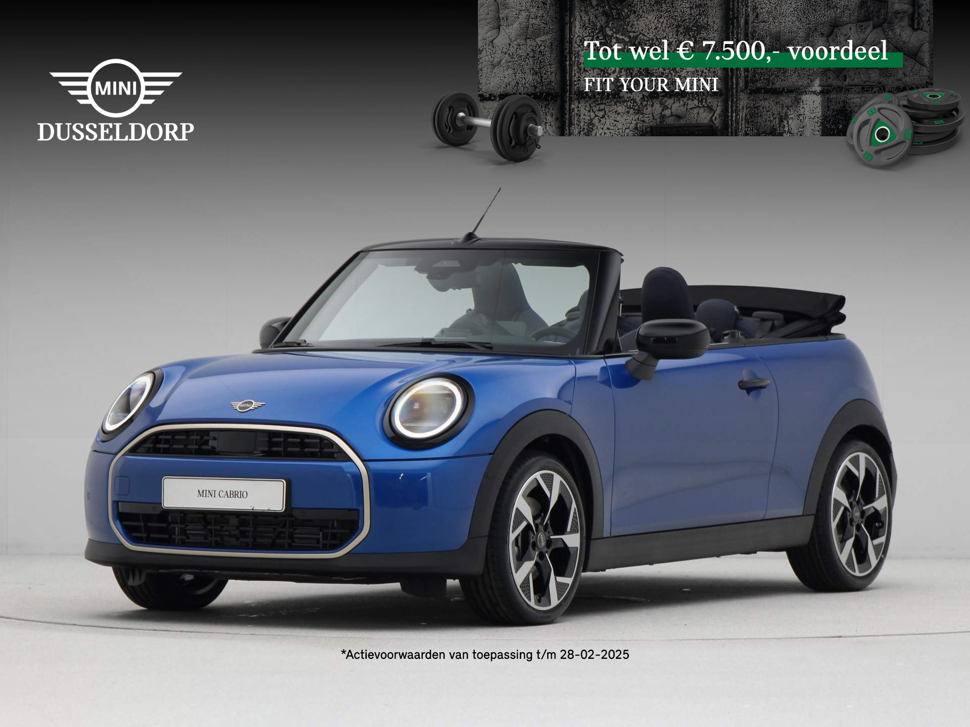 MINI Cooper Cabrio C Favoured Pakket M PRIVATE LEASE EUR 749,- (48 mnd/10.000 km)