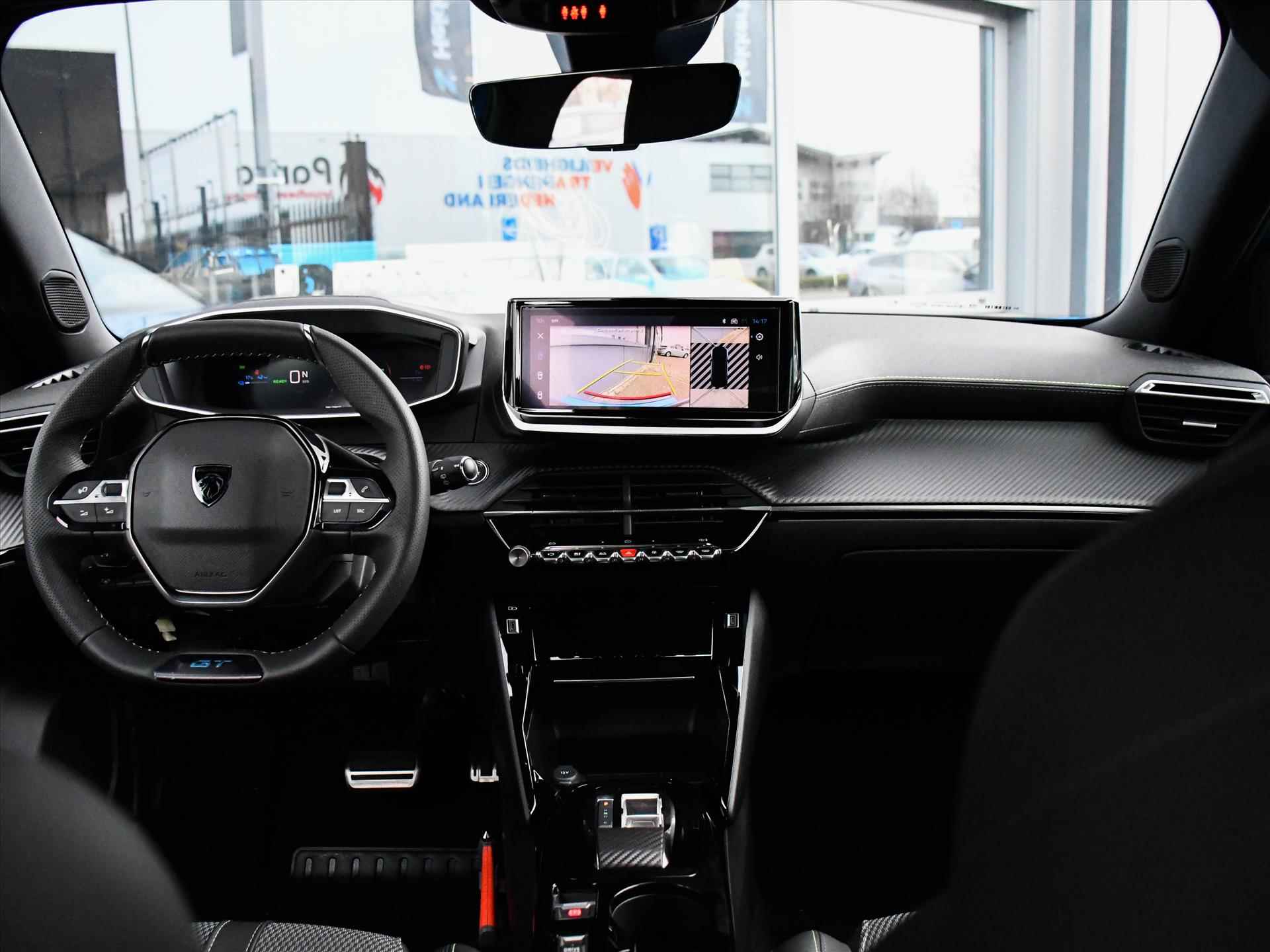 Peugeot e-2008 EV GT 54kWh 156pk Automaat STANDKACHEL | ADAPT. CRUISE | 18''LM | PDC + 360° CAM. | DAB | DODE HOEK | KEYLESS - 11/34