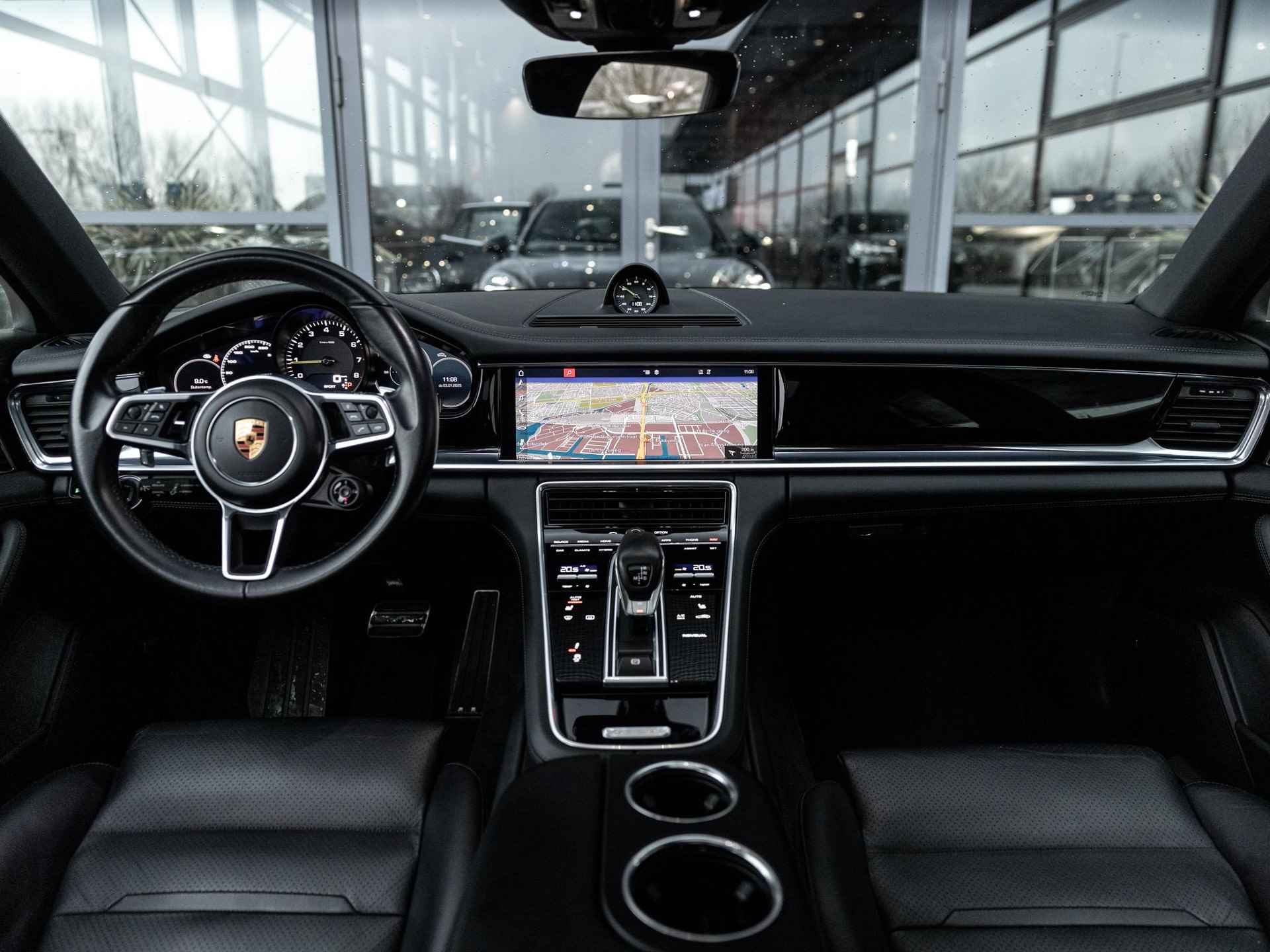 Porsche Panamera Sport Turismo 2.9 4 E-Hybrid | SPORTDESIGN | SPORTCHRONO | SOFTCLOSE | BOSE | PANORAMA/SCHUIF-KANTELDAK | PASM LUCHTVERING | SPORTUITLAATSYSTEEM | NL AUTO | VULKAANGRIJS | 21INCH | - 13/49