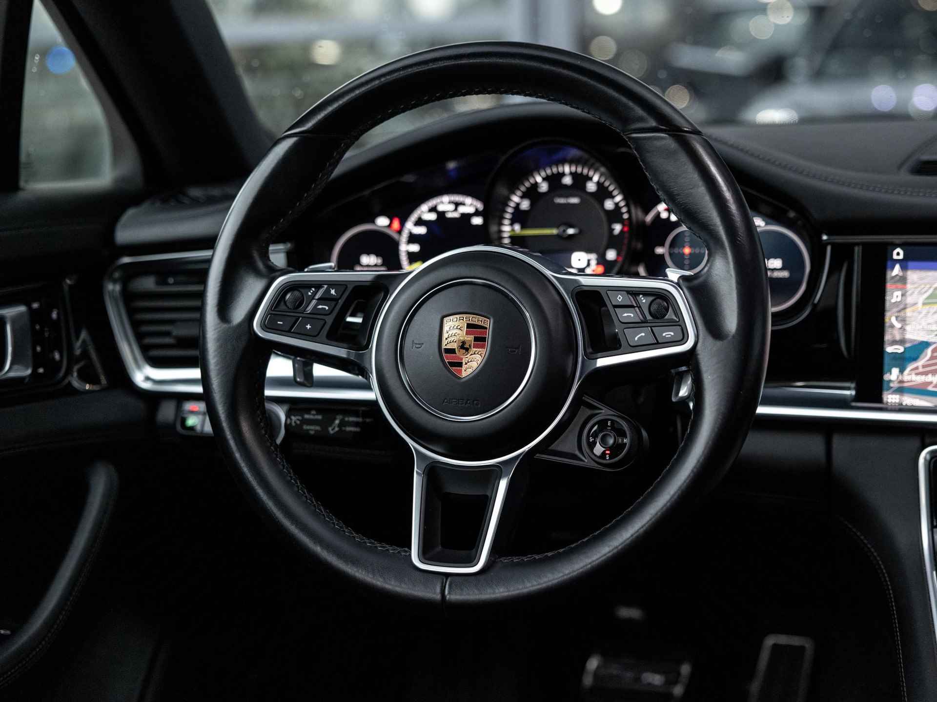 Porsche Panamera Sport Turismo 2.9 4 E-Hybrid | SPORTDESIGN | SPORTCHRONO | SOFTCLOSE | BOSE | PANORAMA/SCHUIF-KANTELDAK | PASM LUCHTVERING | SPORTUITLAATSYSTEEM | NL AUTO | VULKAANGRIJS | 21INCH | - 33/49