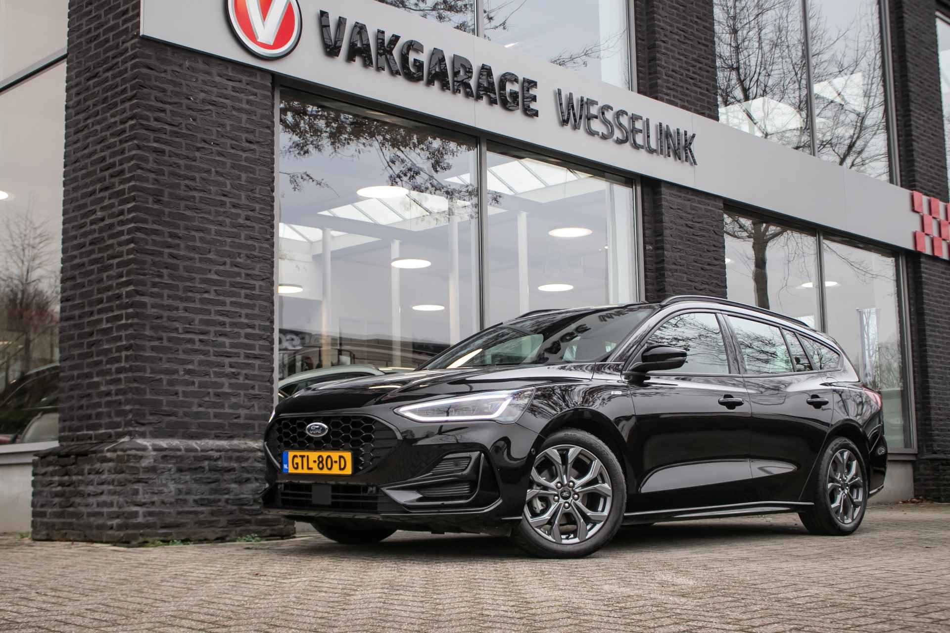 Ford FOCUS Wagon 1.0 EcoBoost Hybrid ST Line - All-in rijklrprs | Carplay | Adpt. cruise | Camera | Dode herk. - 11/34