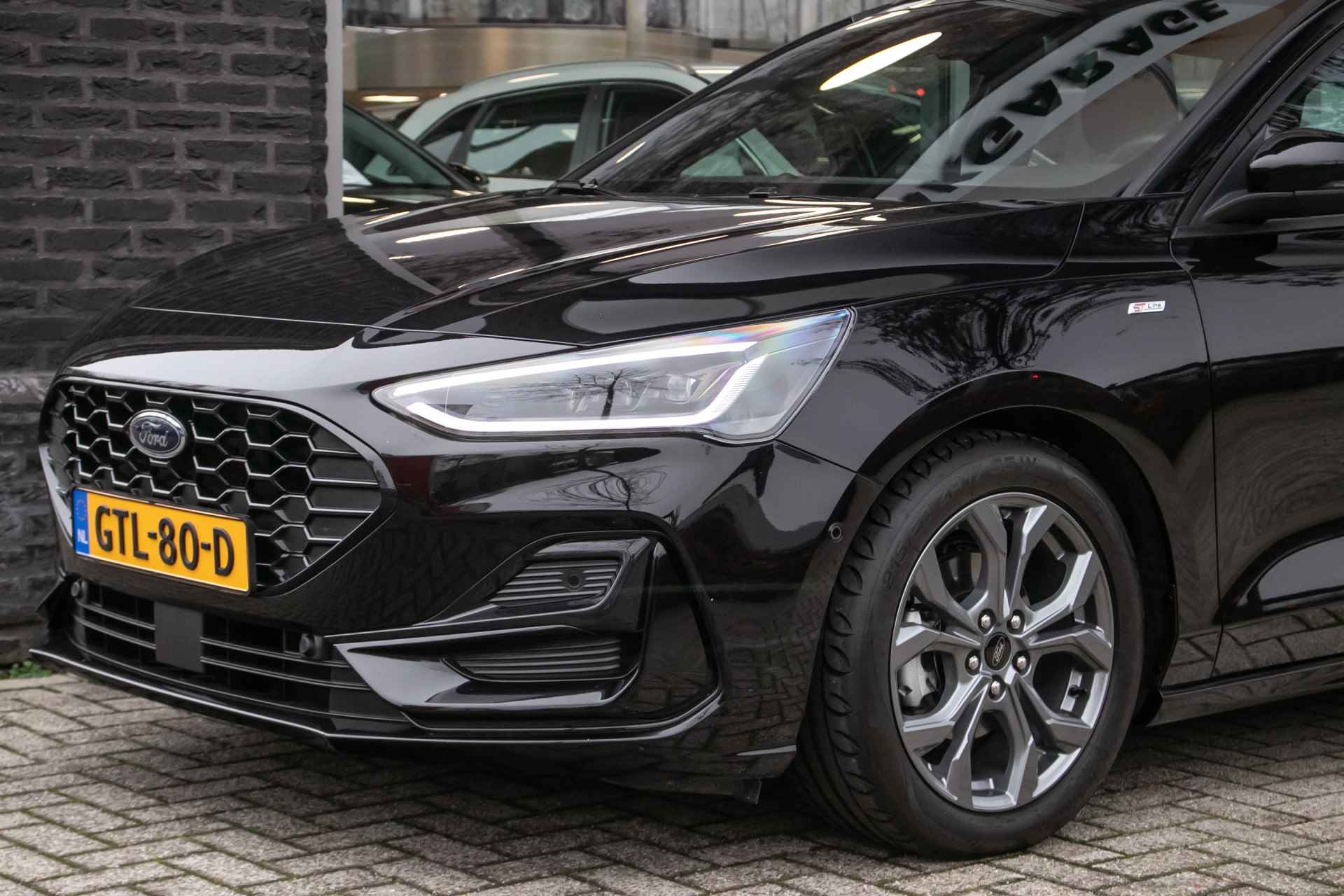 Ford FOCUS Wagon 1.0 EcoBoost Hybrid ST Line - All-in rijklrprs | Carplay | Adpt. cruise | Camera | Dode herk. - 23/34