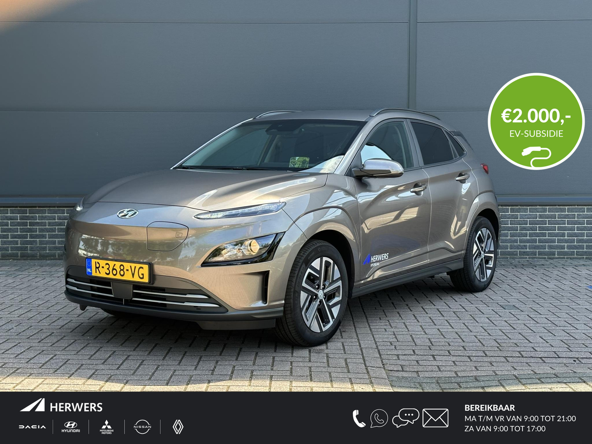 Hyundai Kona EV Fashion standaard range / Navigatie / Airco / Bluetooth / KRELL Audio / Keyless / Achteruitrij Camera /