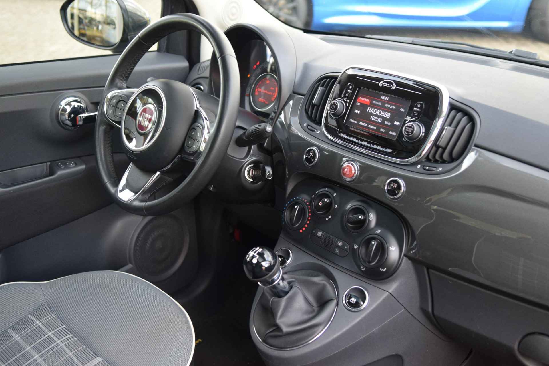 Fiat 500 1.2 Lounge met Airco/Pano/Lmv/BT Tel/Cruise contro - 13/41