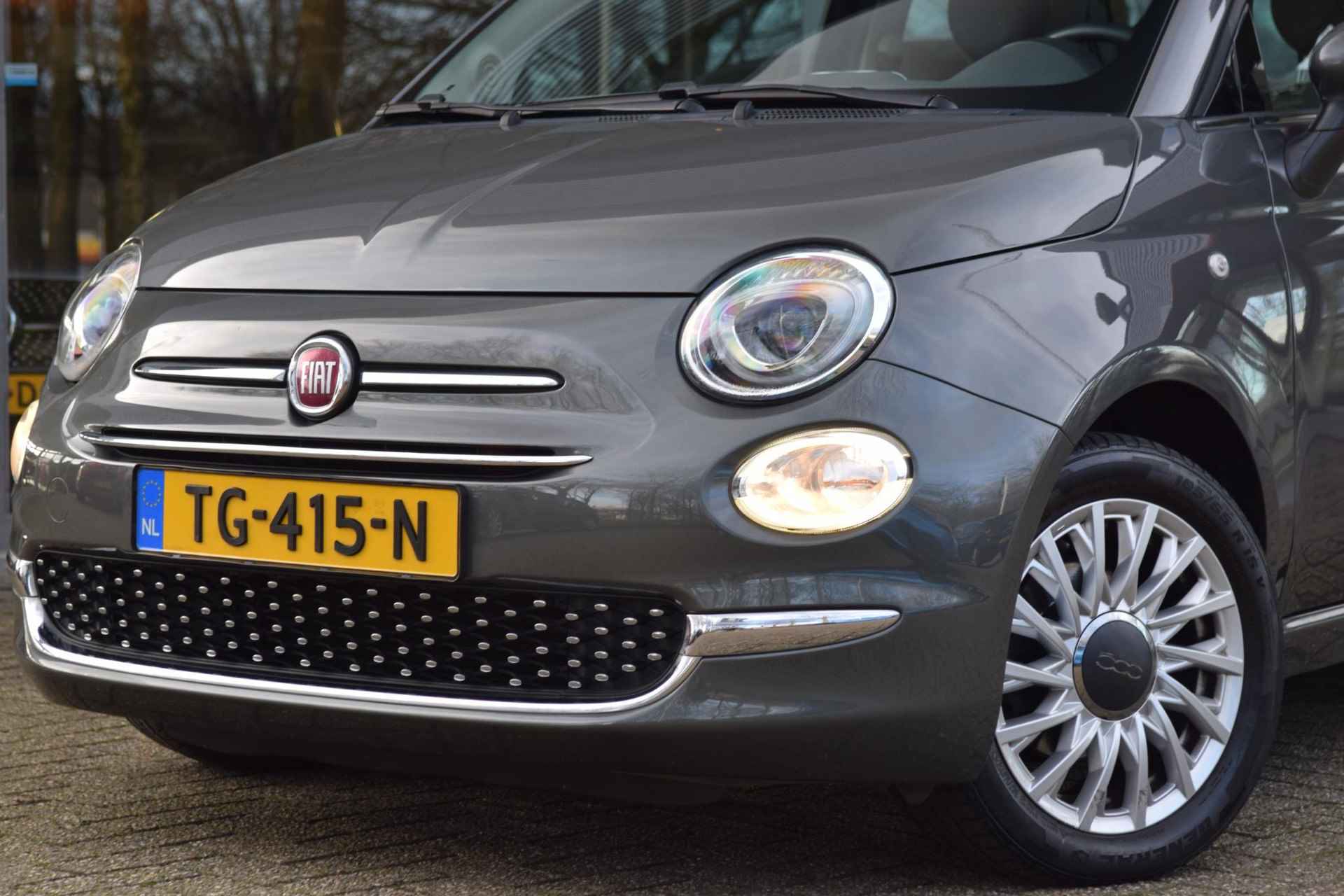 Fiat 500 1.2 Lounge met Airco/Pano/Lmv/BT Tel/Cruise contro - 17/41