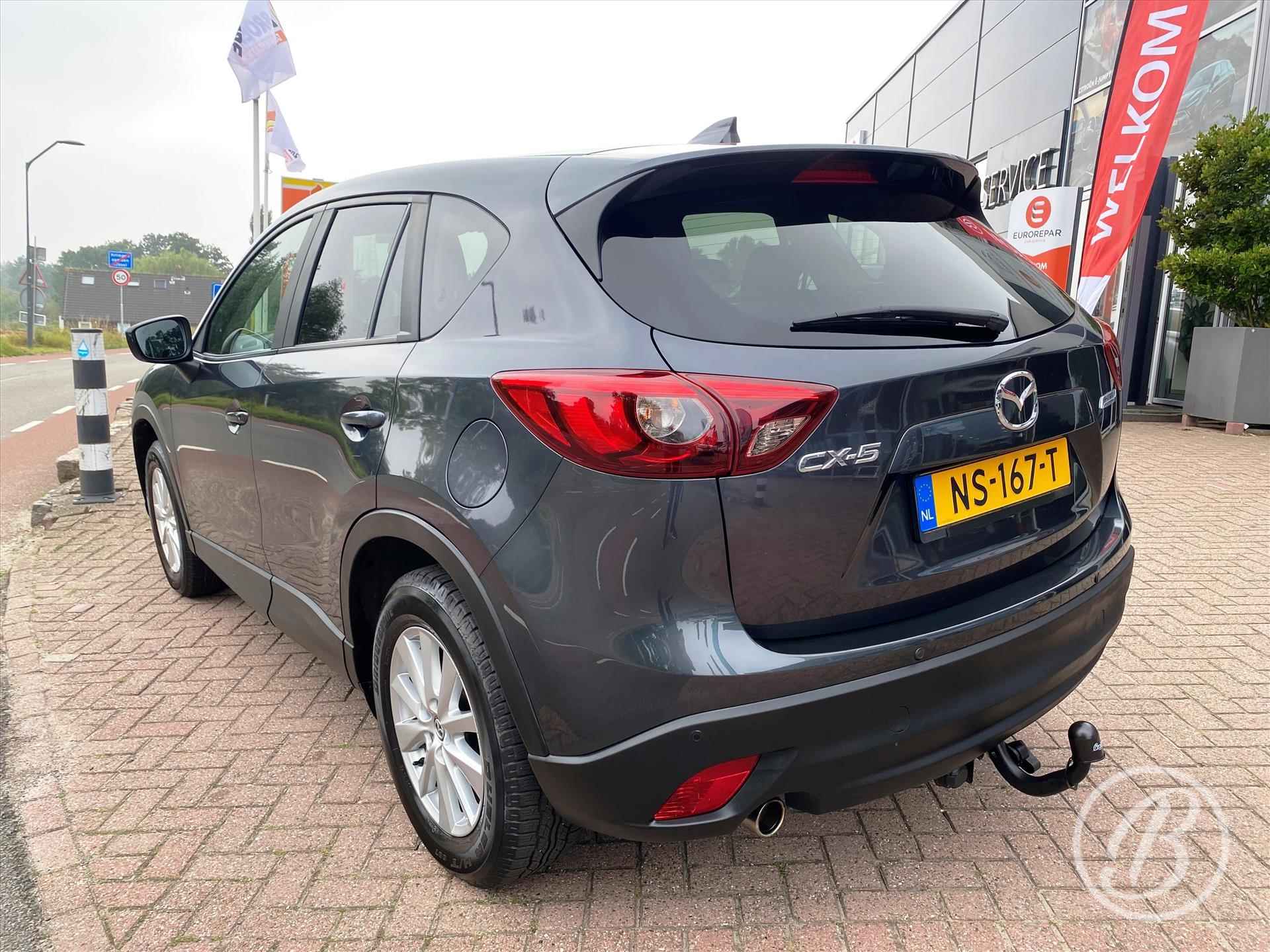 MAZDA Cx-5 2.0 SKYACTIV-G 165pk 2WD TS+ | trekhaak, verwarmde voorstoelen, 17 inch velgen, parkeersensoren voor en achter, bluetooth, navigatie, dodehoekdetectie - 4/57