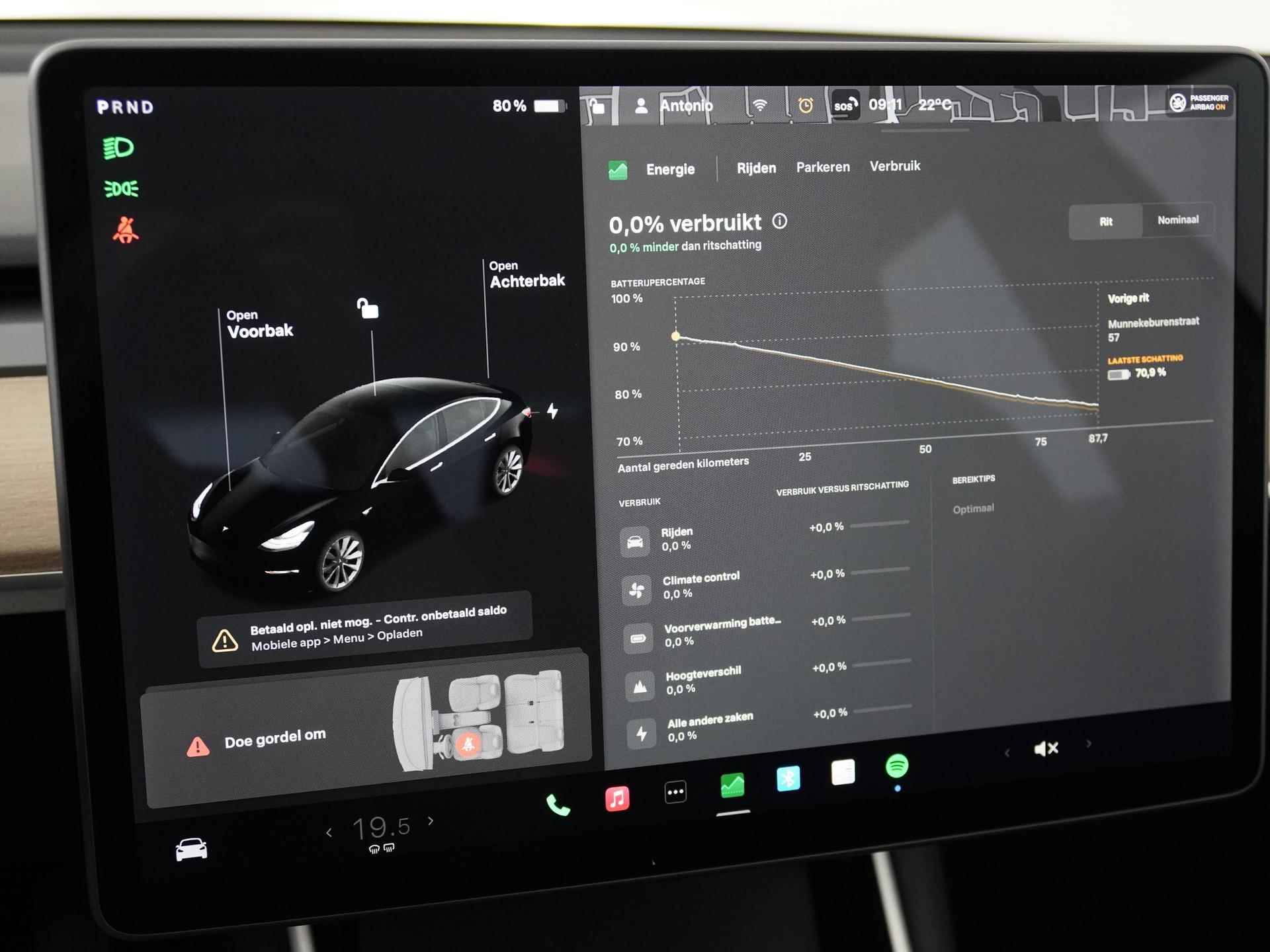 Tesla Model 3 Long Range AWD Dual | Camera | Adapt.cruise | Blind spot | Premium audio | Zondag open! - 17/42