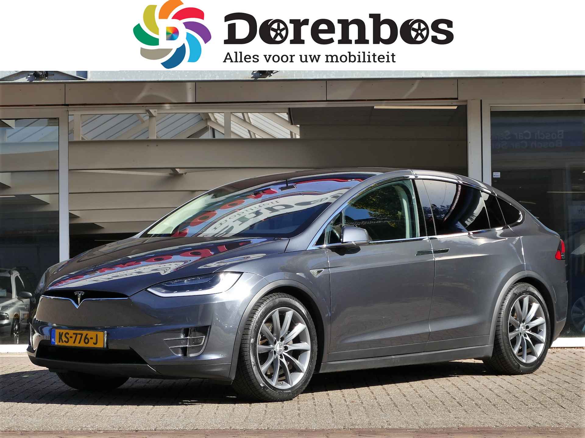 Tesla Model X 75D Base 7persoons | GRATIS laden | stoelventilatie | leer | verwarmd stuur