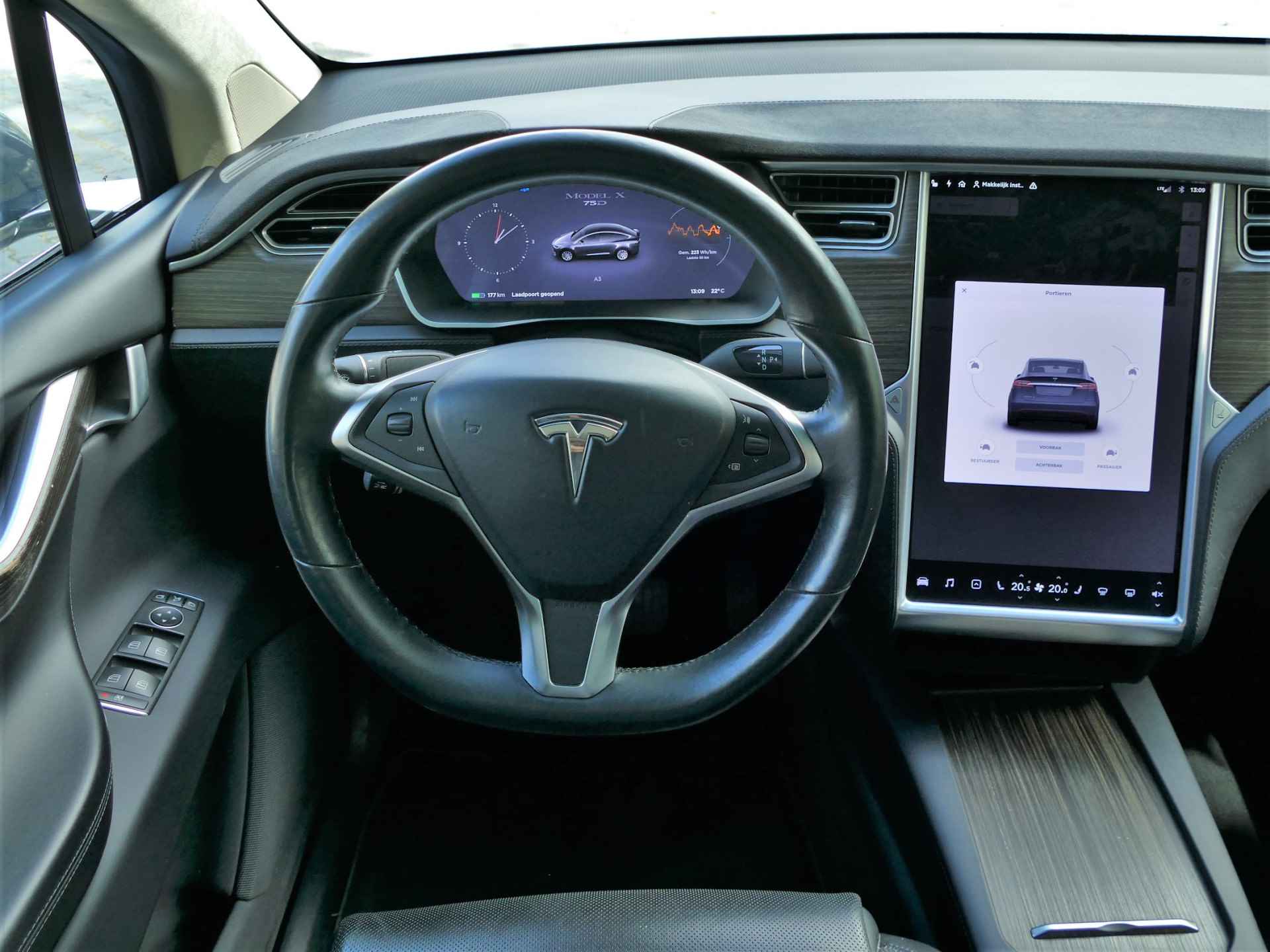 Tesla Model X 75D Base 7persoons | GRATIS laden | stoelventilatie | leer | verwarmd stuur - 6/63