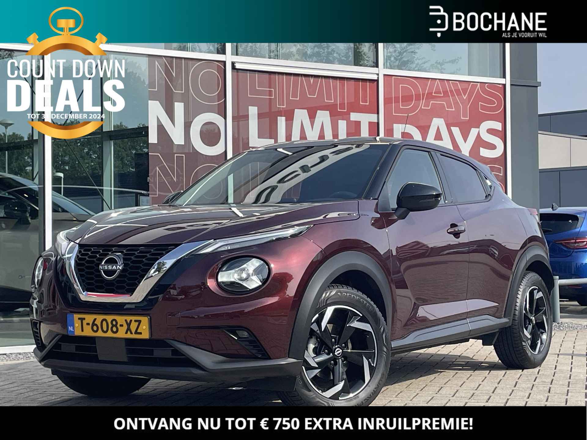 Nissan Juke 1.0 DIG-T 114 Acenta | Climate Control | Stoelverwarming | All-Season banden - 1/26