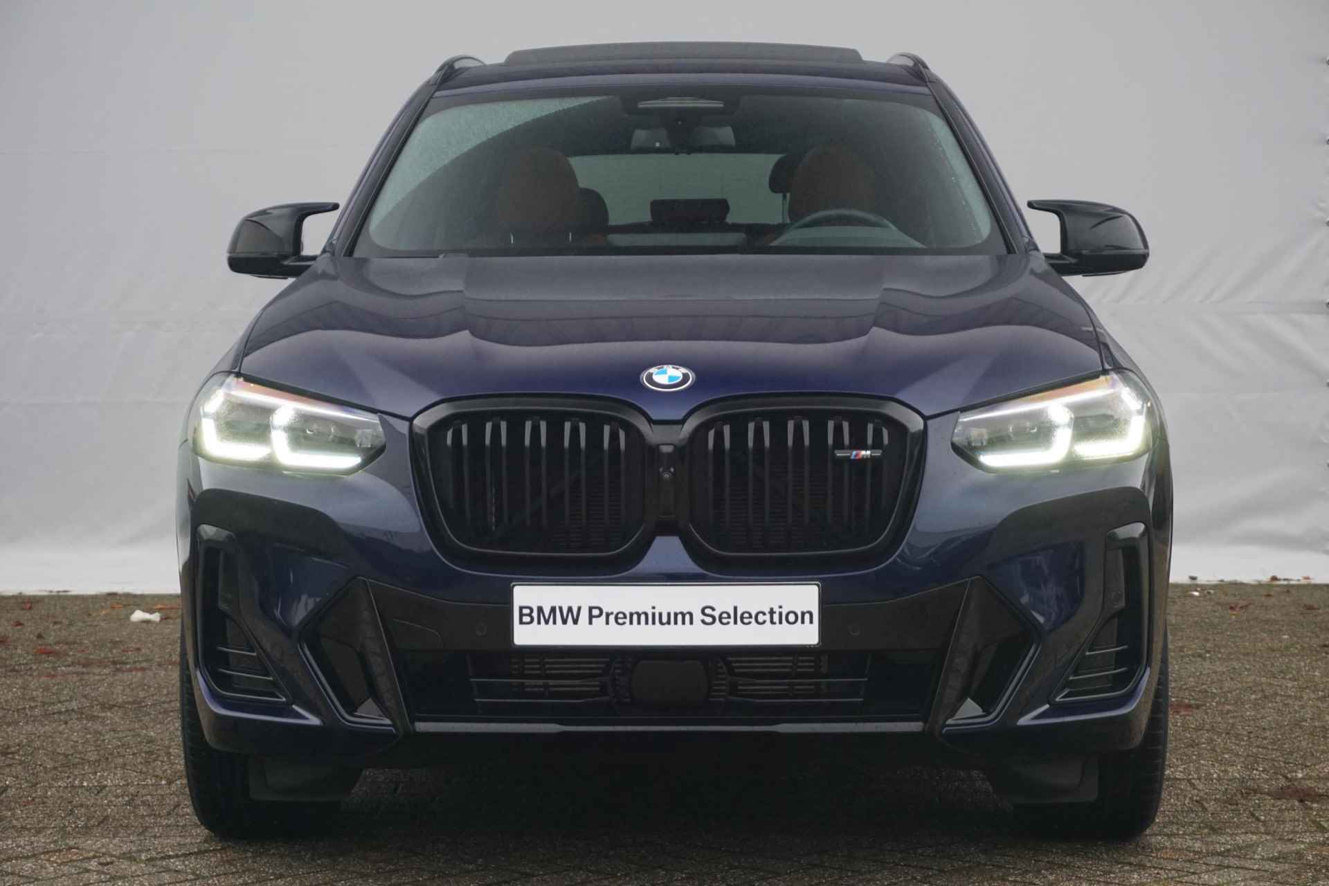 BMW X3 M40i xDrive High Executive M Sport Plus Pack 21'' / M Adaptief onderstel / Interieurvoorverwarming / Panoramadak / Trekhaak - 38/38