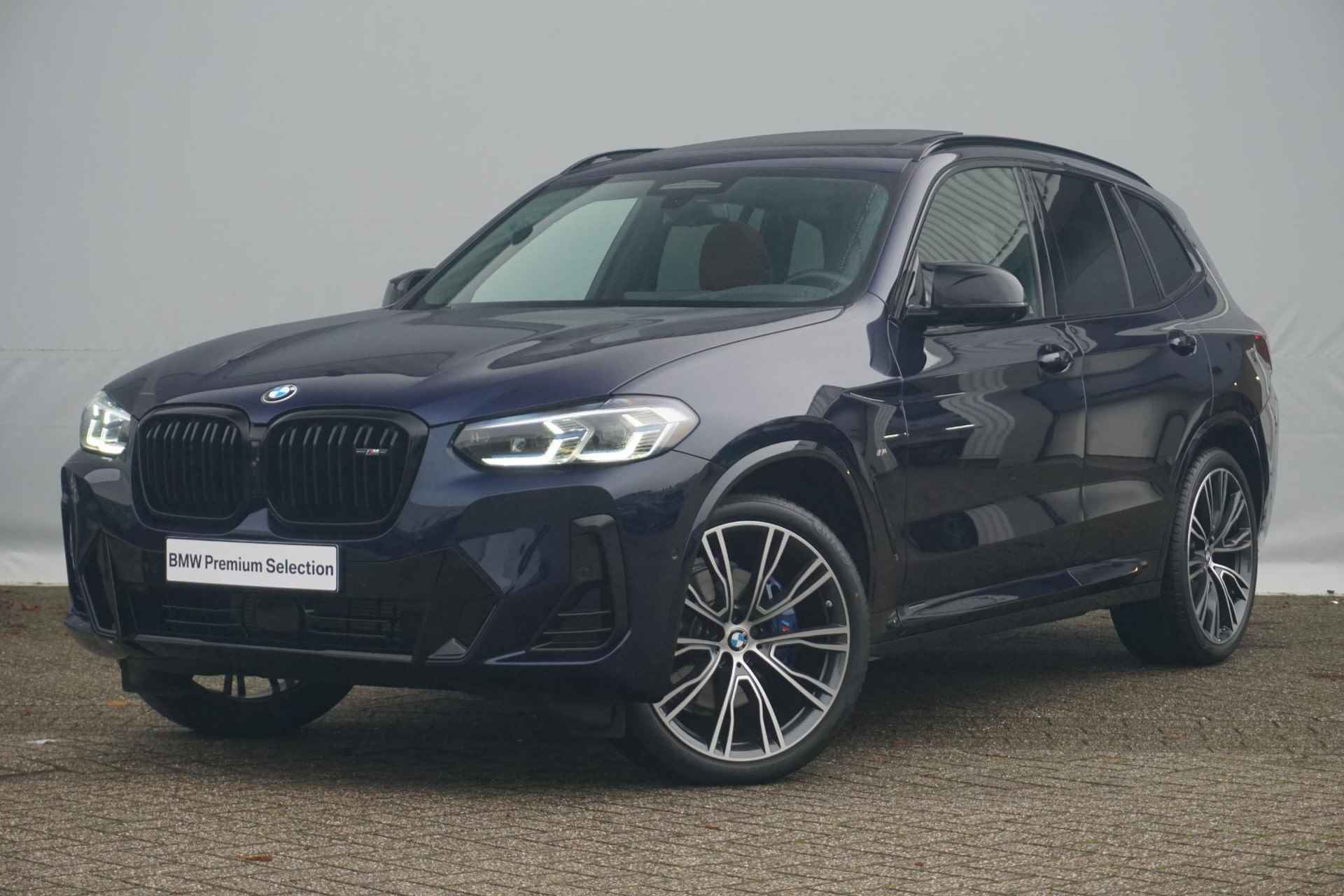 BMW X3 M40i xDrive High Executive M Sport Plus Pack 21'' / M Adaptief onderstel / Interieurvoorverwarming / Panoramadak / Trekhaak - 39/39