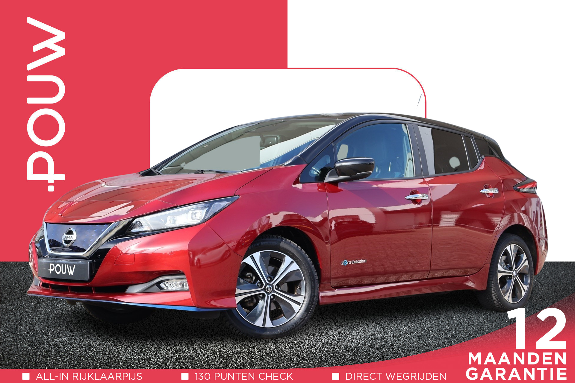 Nissan LEAF e+ Tekna 62 kWh | Navigatie | Rondomzicht Camera | Bose Audio