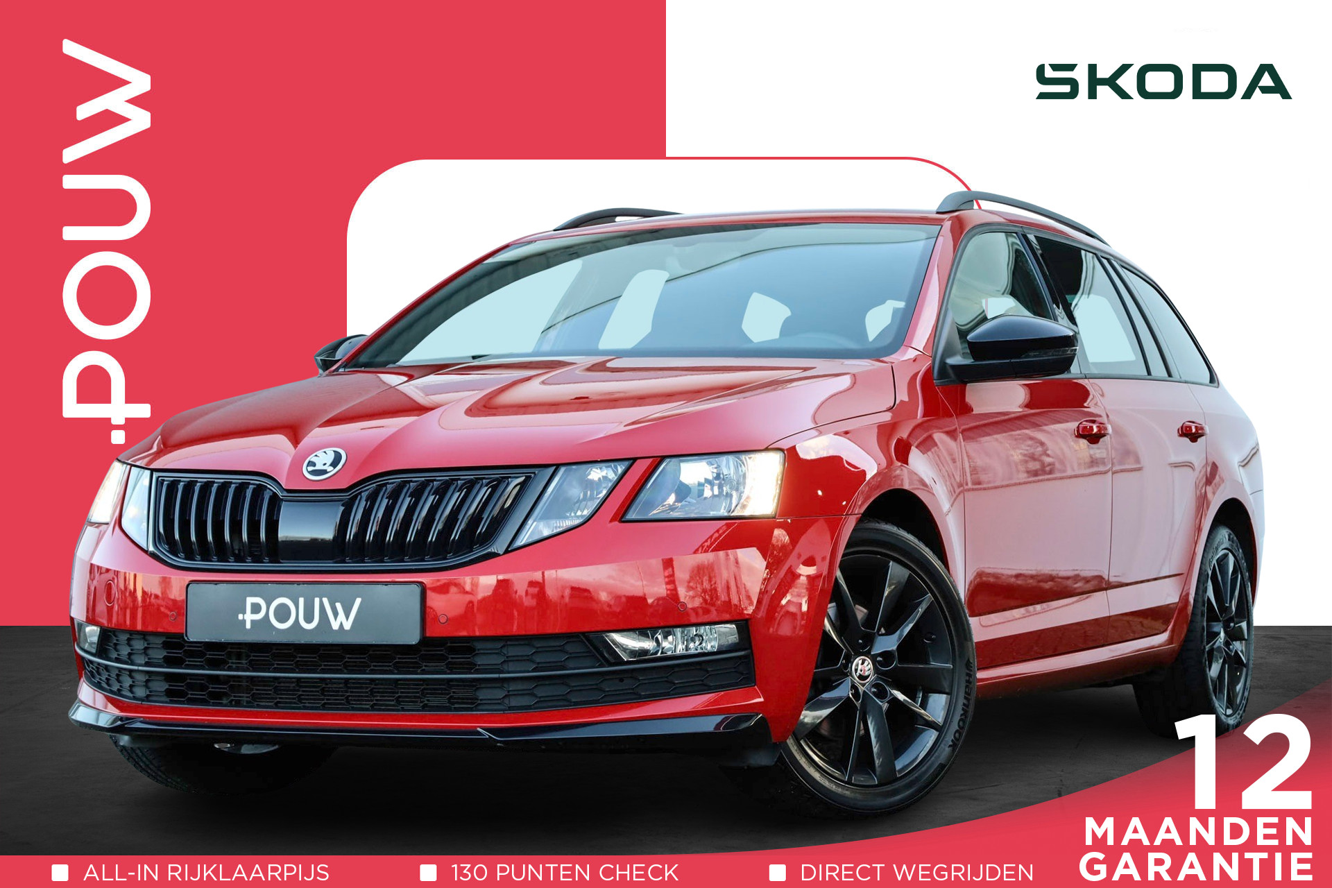 Skoda Octavia Combi 1.0 TSI 115pk Sport Business | Navigatie | Cruise Control | Climate Control | Parkeersensoren