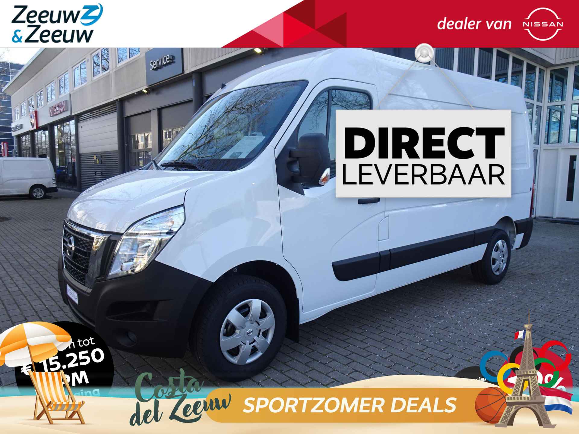 Nissan Interstar 2.3 dCi L2H2 Acenta | TREKHAAK / AIRBAG PACK | VOORRAAD | 20% KORTING | DIRECT LEVERBAAR! - 1/23