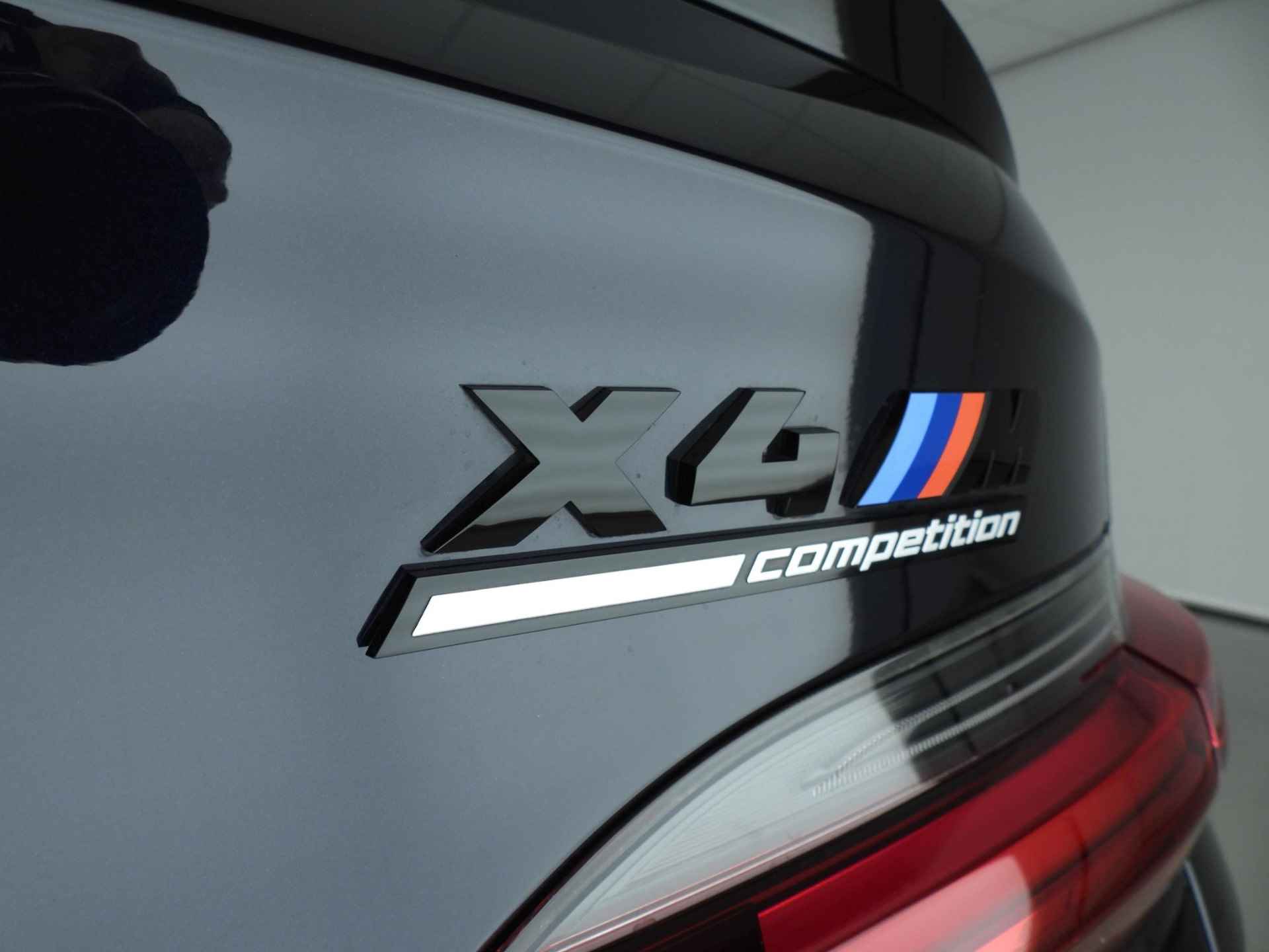 BMW X4 M Competition | M Driver's pack | LED | Leder | HUD | Schuifdak | Trekhaak | Elektr. zetels | DAB | Harman-kardon sound | Alu 21 inch - 44/49