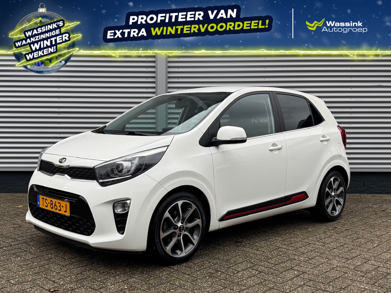 KIA Picanto 1.0 MPi 67pk 4-zits Design Edition | Navigatie | Climate Control | Lichtmetalen velgen | Lederlook | Camera |