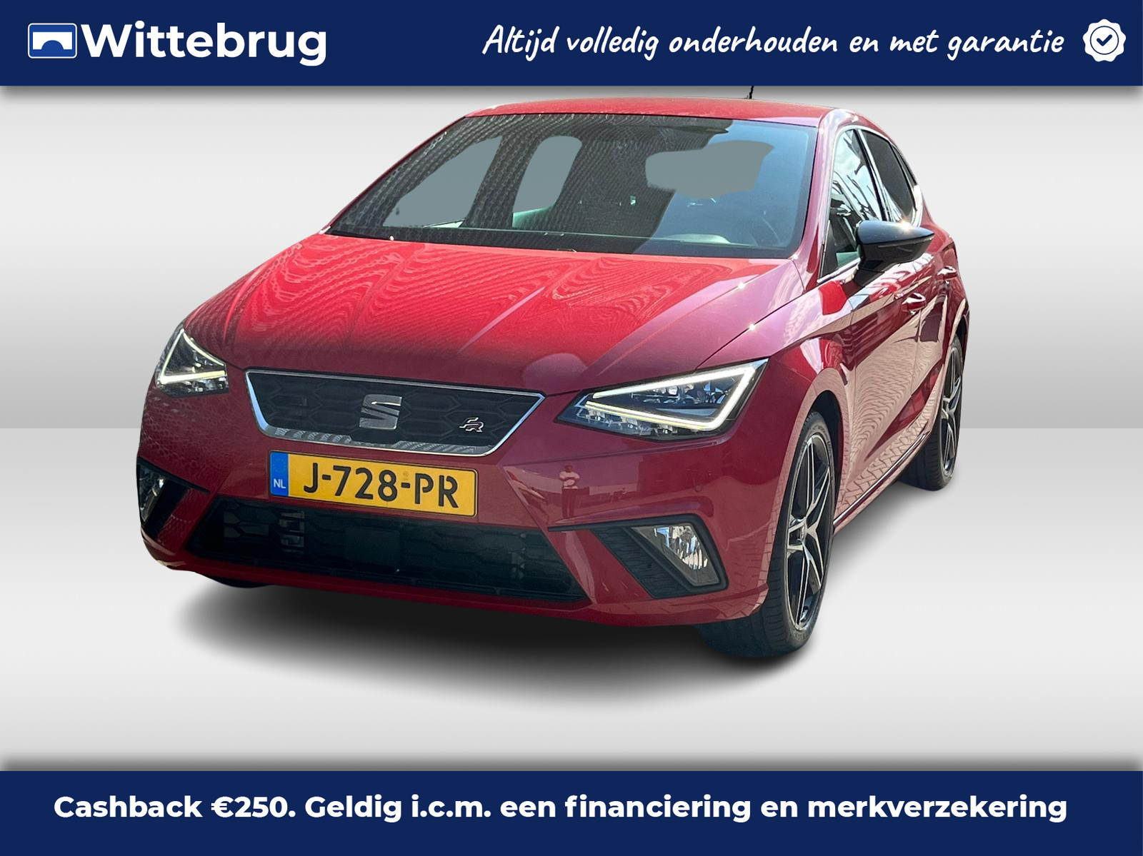 SEAT Ibiza 1.0 TSI FR Limited Edition / 18" LMV / Achteruitrijcamera / Stoelverwarming / Digitale Cockpit / LED P4