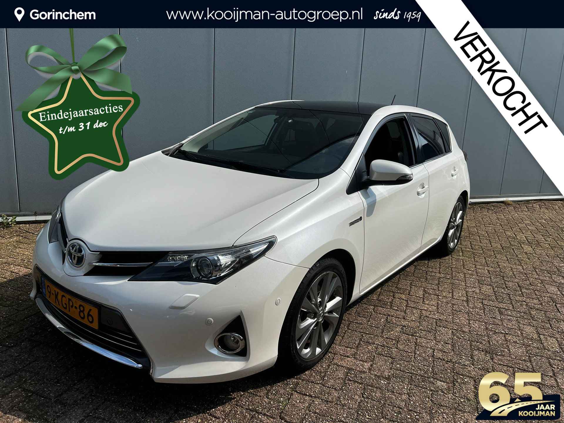 Toyota Auris 1.8 Hybrid Lease Pro | Groot Panoramadak | Dealer Onderhouden | Stoelverwarming | Navigatie | Parkeersensoren | Cruise control | Keyless | Elektr. Climate control | - 1/22