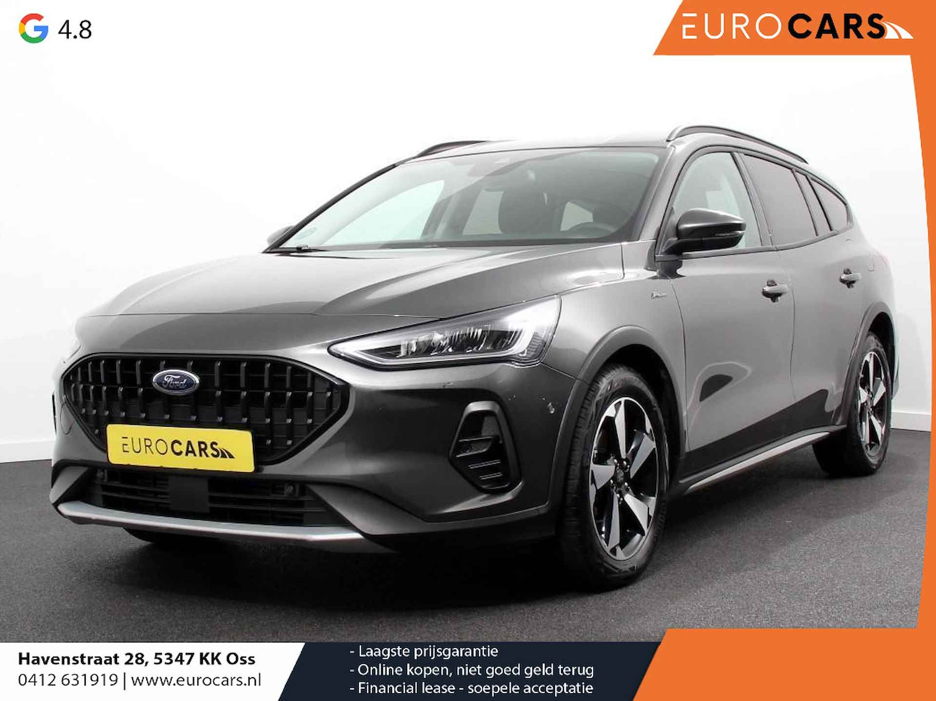 Ford Focus Wagon 1.0 EcoBoost 155pk Hybrid Active X | DEMO! | Navigatie | Climate Control | Camera | Parkeer sensoren | B&O | Dab | Led | Lichtmetalen velgen - 1/38