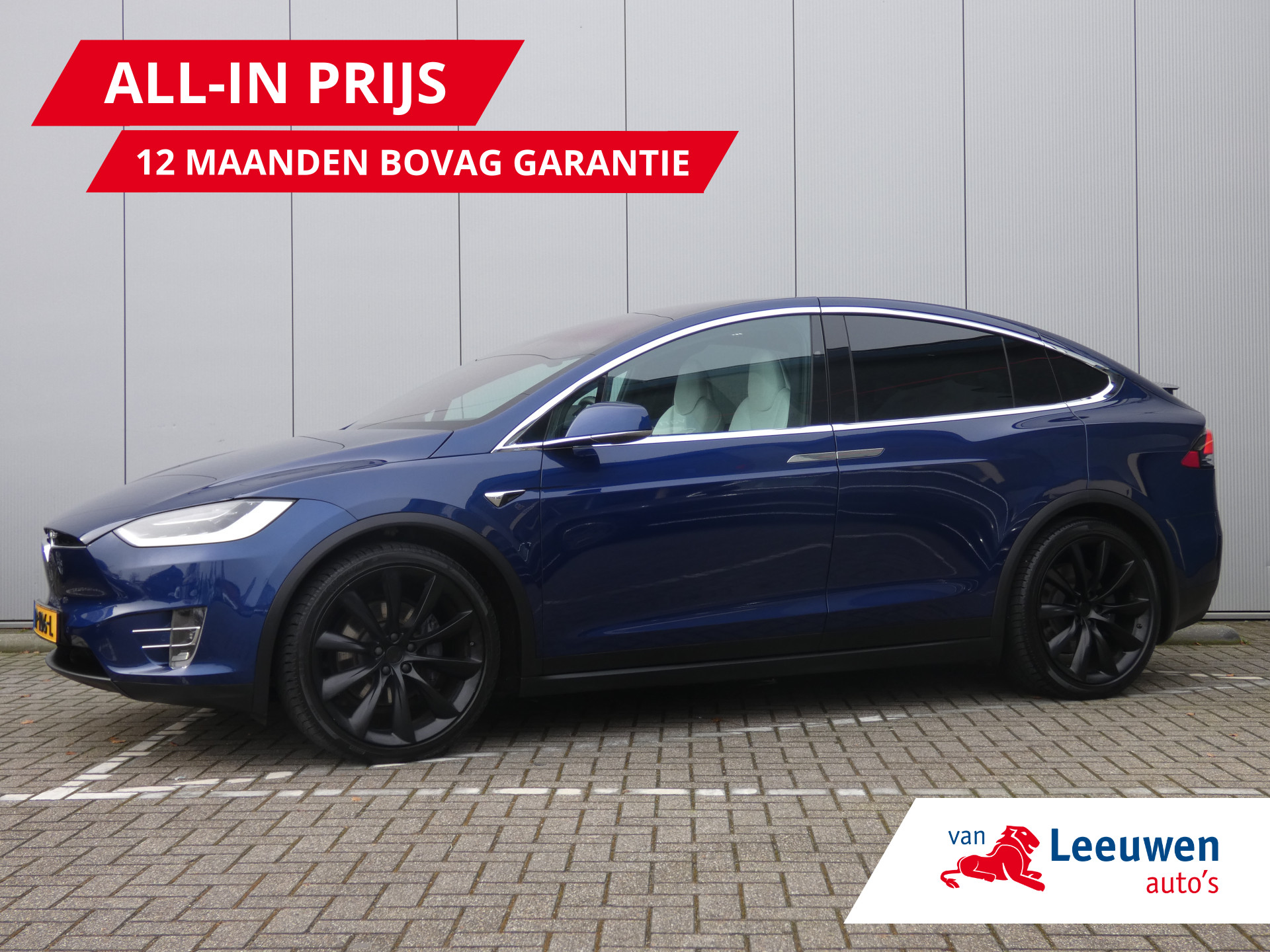 Tesla Model X 100D 6p. | Leder | Trekhaak | Autopilot | Stoelverwarming bij viaBOVAG.nl