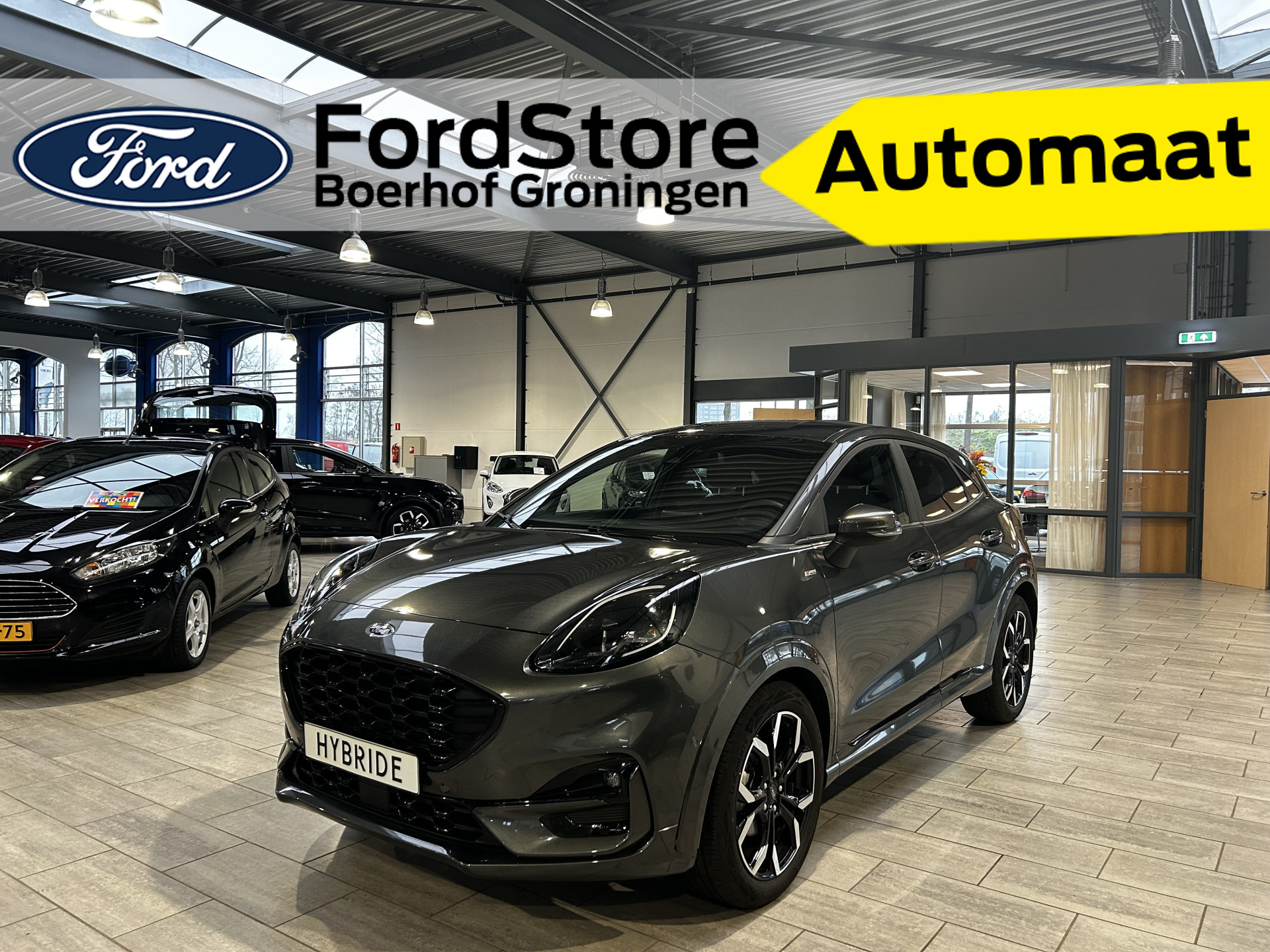 Ford Puma EcoBoost Hybrid 125 pk ST-Line X AUTOMAAT | Winter Pack | Adapt. cruise | B&O | LED | Camera | Half Leer | 18"