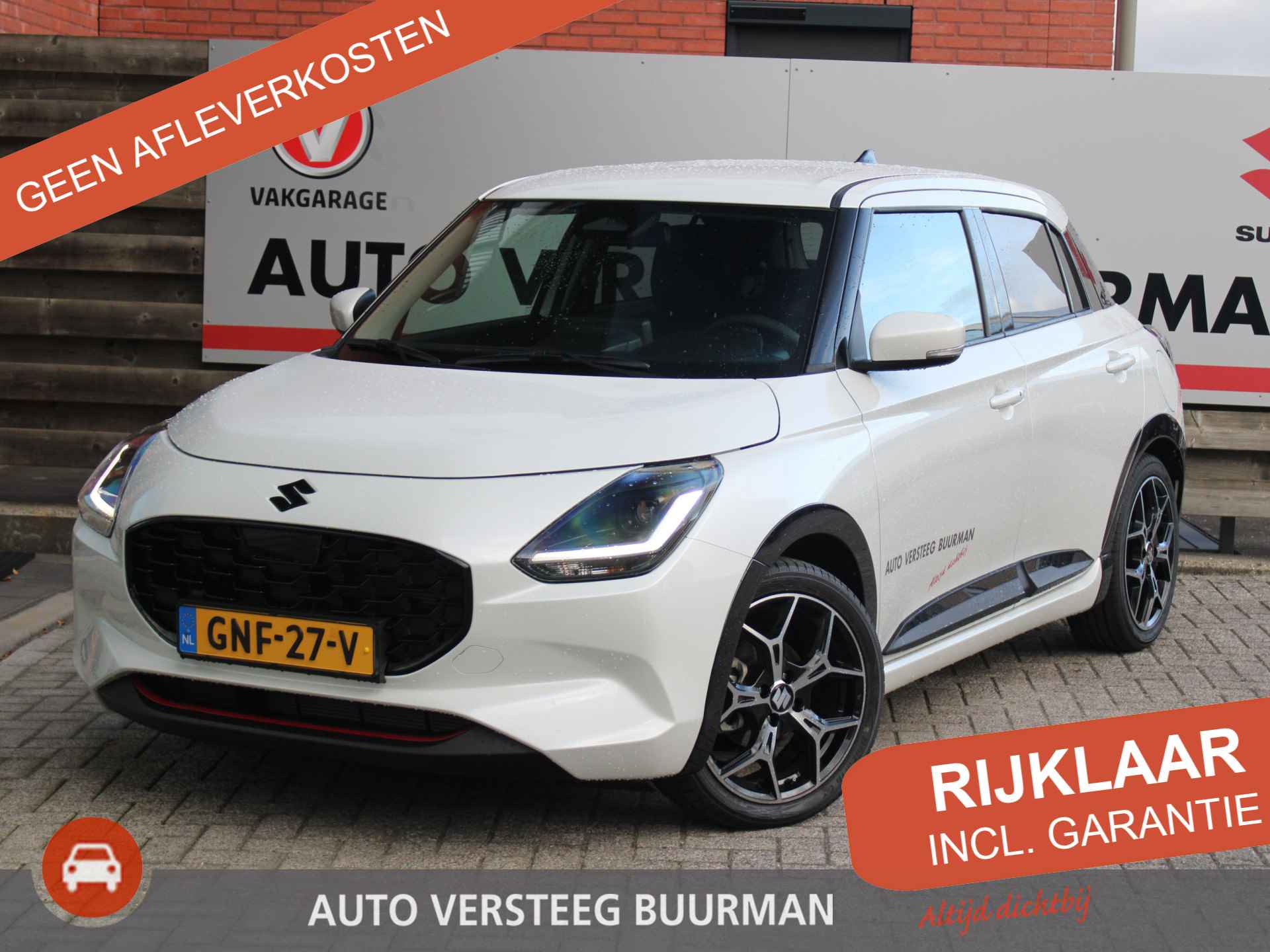 Suzuki Swift 1.2 Style Smart Hybrid GT-Styling Pakket, Navigatie, Parkeersensoren, Adaptieve Cruise Control, Draadloos Apple Carplay/Android Auto - 1/44