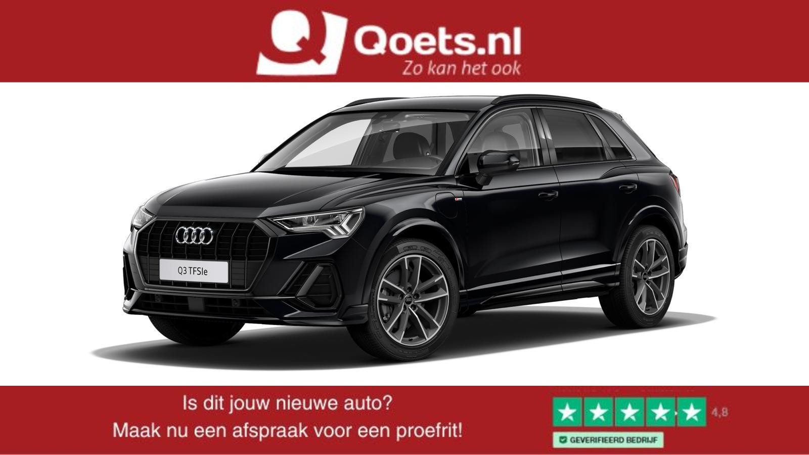 Audi Q3 45 TFSI e S edition S Line interieur - Buitenspiegels Elektrisch Inklapbaar - Sportstoelen - Verwarmde Voorstoelen - Elektrische Achterklep - Parkeerhulp Plus - Assistentie Pakket - Getinte Ruiten -