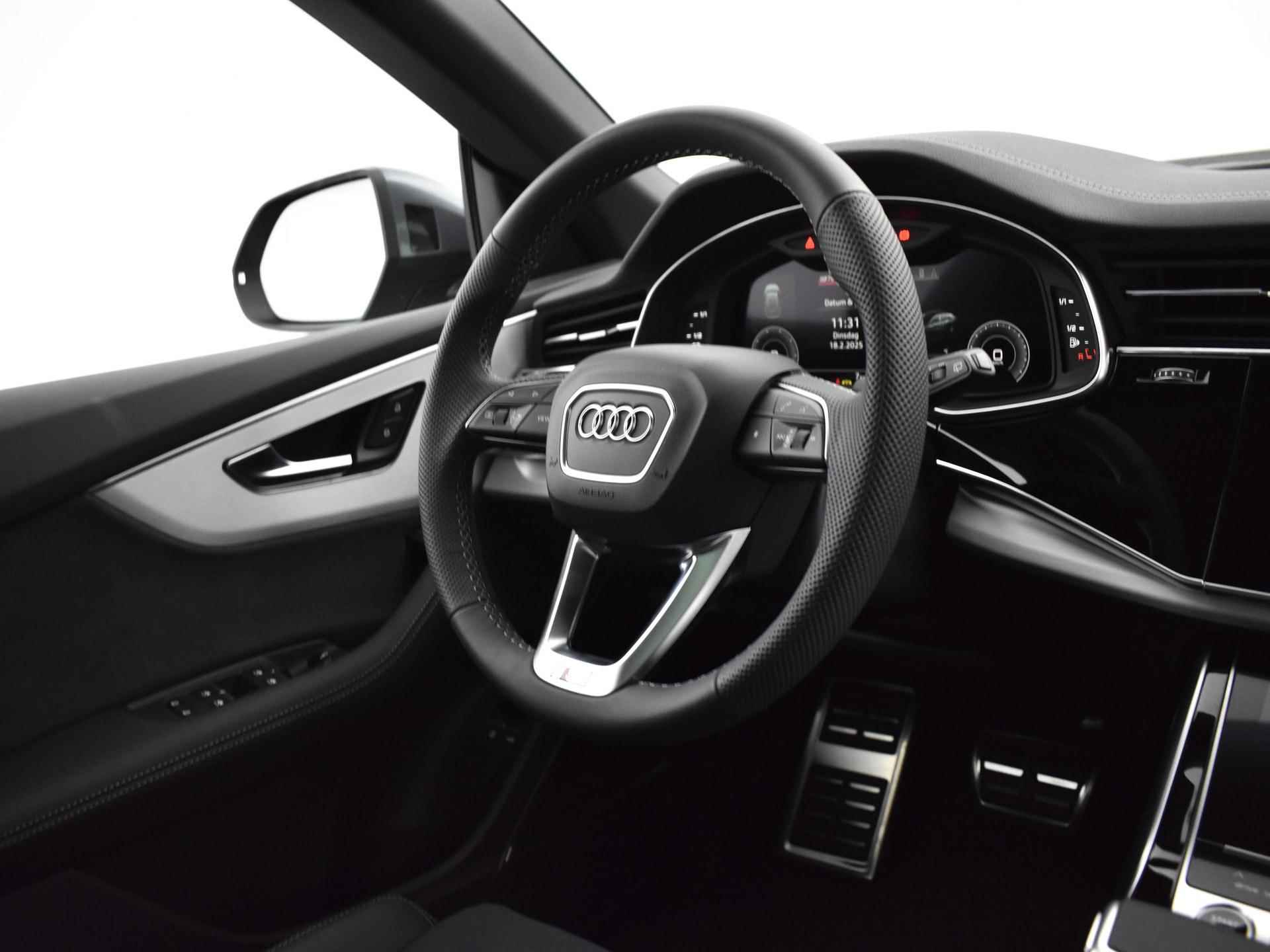 Audi Q8 Pro Line S 55 TFSI e 394 PK · B&O sound systeem · Comfortsleutel · Panoramadak · Optiekpakket zwart · Assistentiepakket tour + parking - 19/41