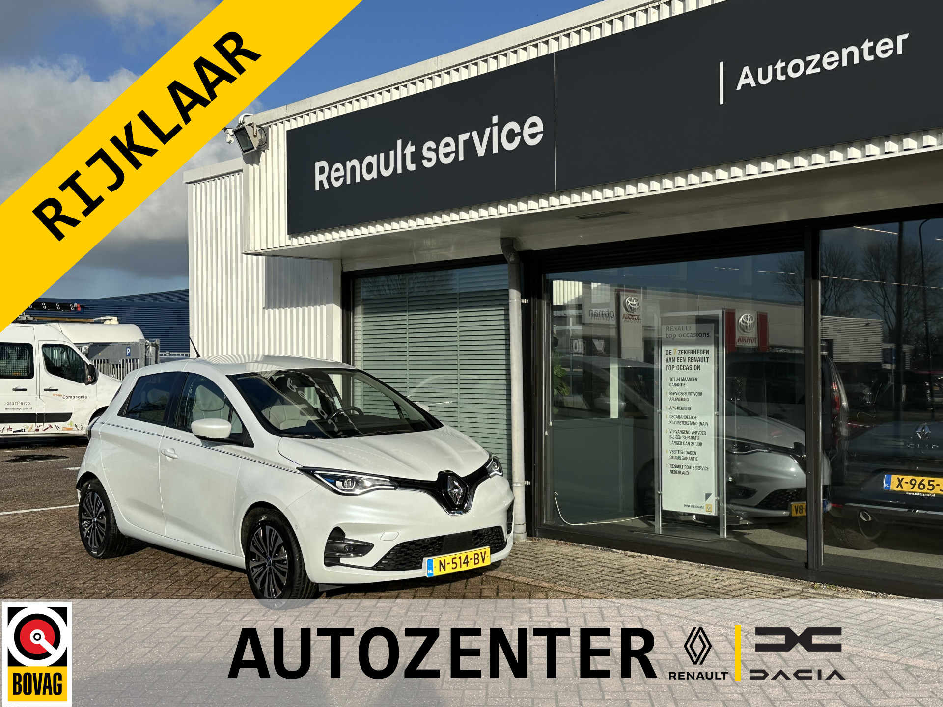 Renault ZOE R135 Riviera 52 kWh CCS koopaccu | alle opties! | Eur 2.000 subsidie nog mogelijk! | tijdelijk gratis Top Afleverpakket twv Eur 695